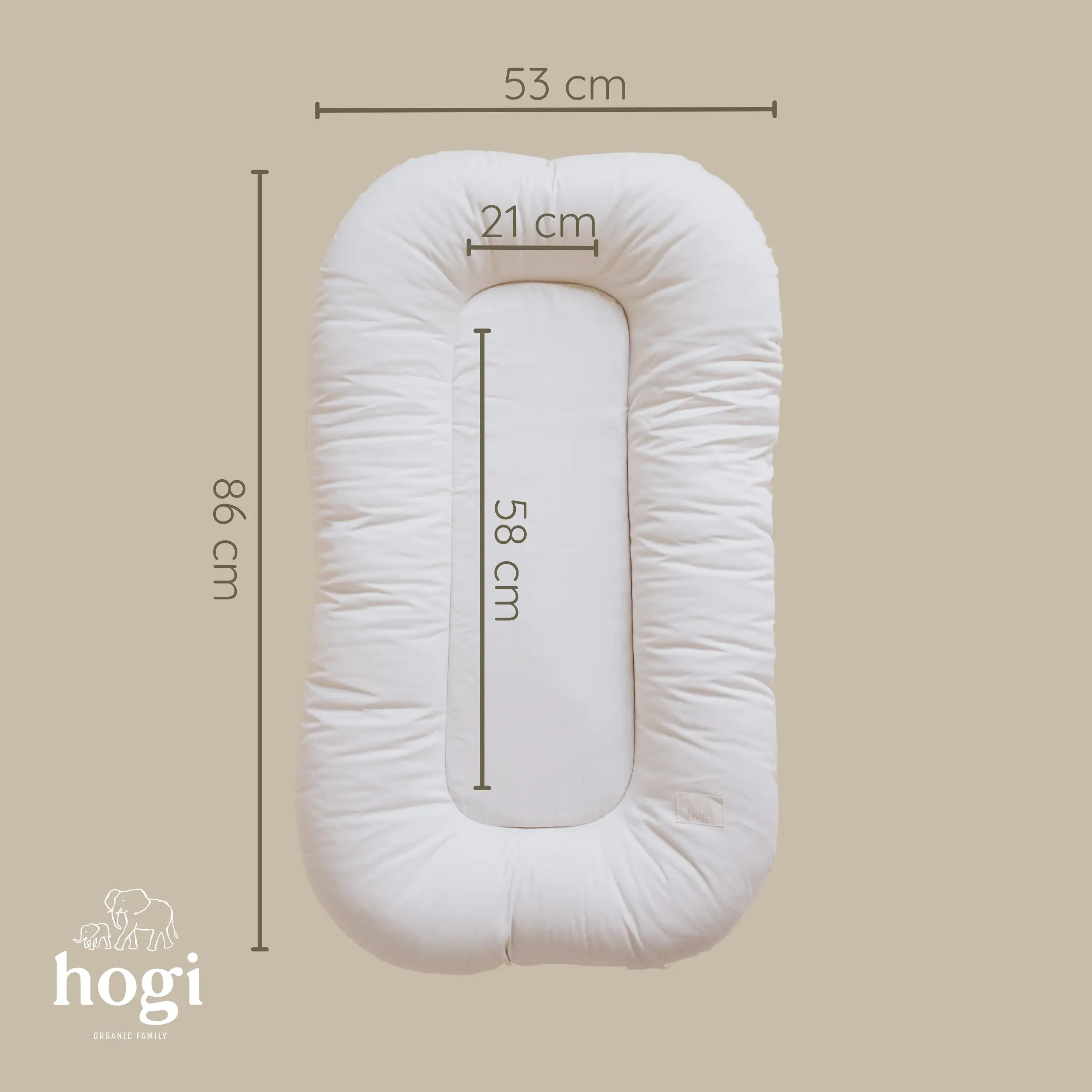hogi organic Baby Nest 'sand natur' Babybox and Family