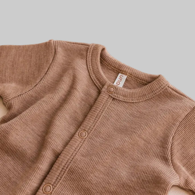 Unaduna Jumpsuit Wolle Feinripp in Semla