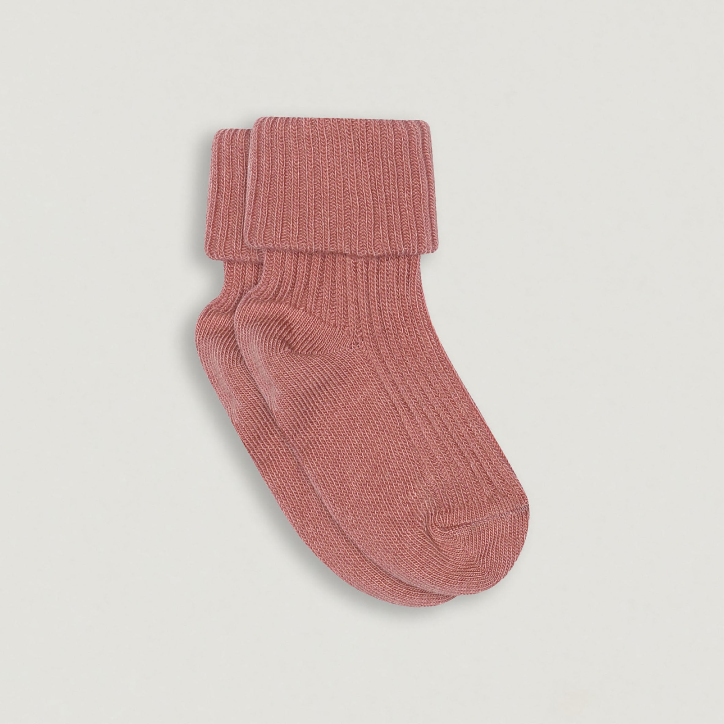 Socken aus Wolle von mp Denmark in vintage rose