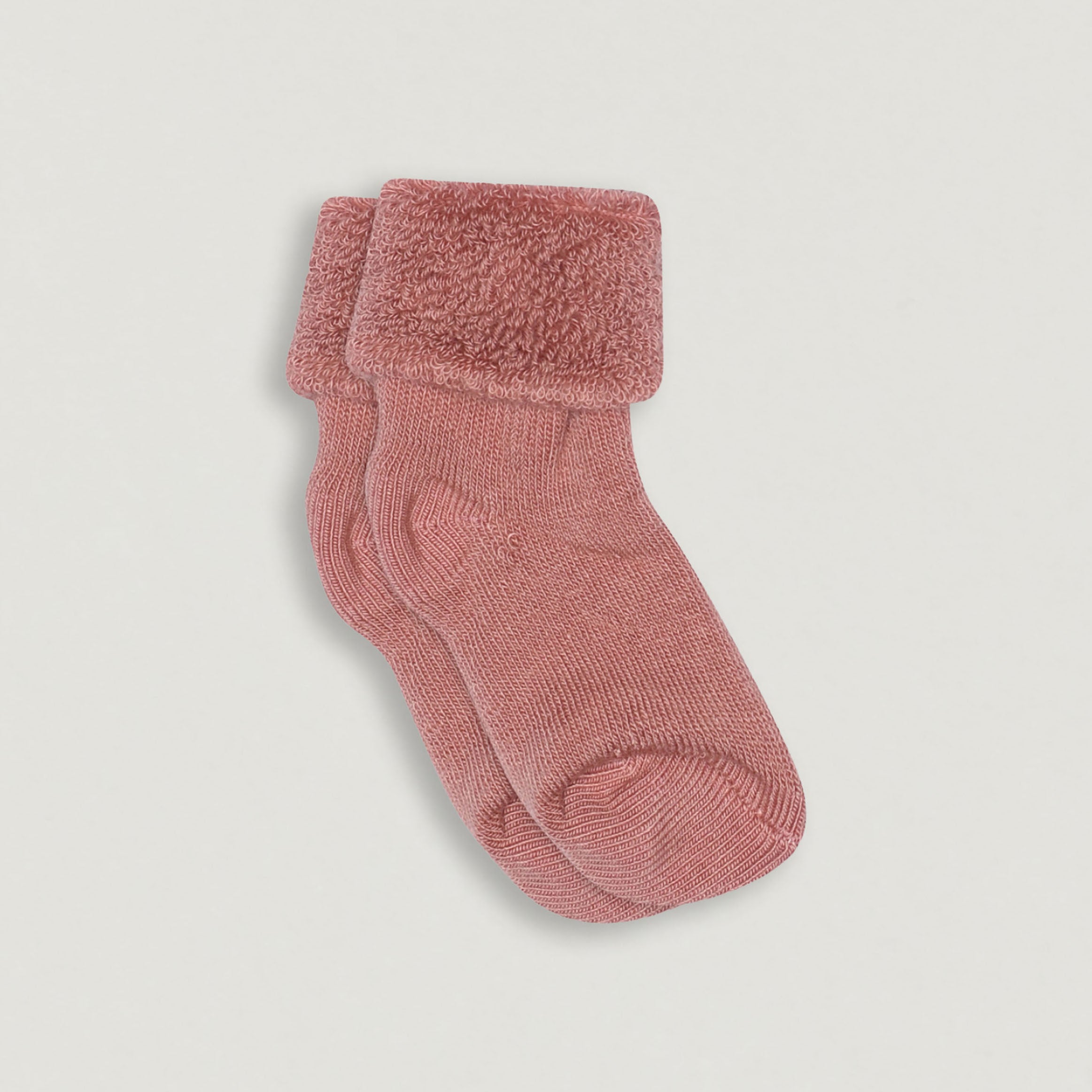 gefütterte Socken aus Wolle von mp Denmark in vintage rose