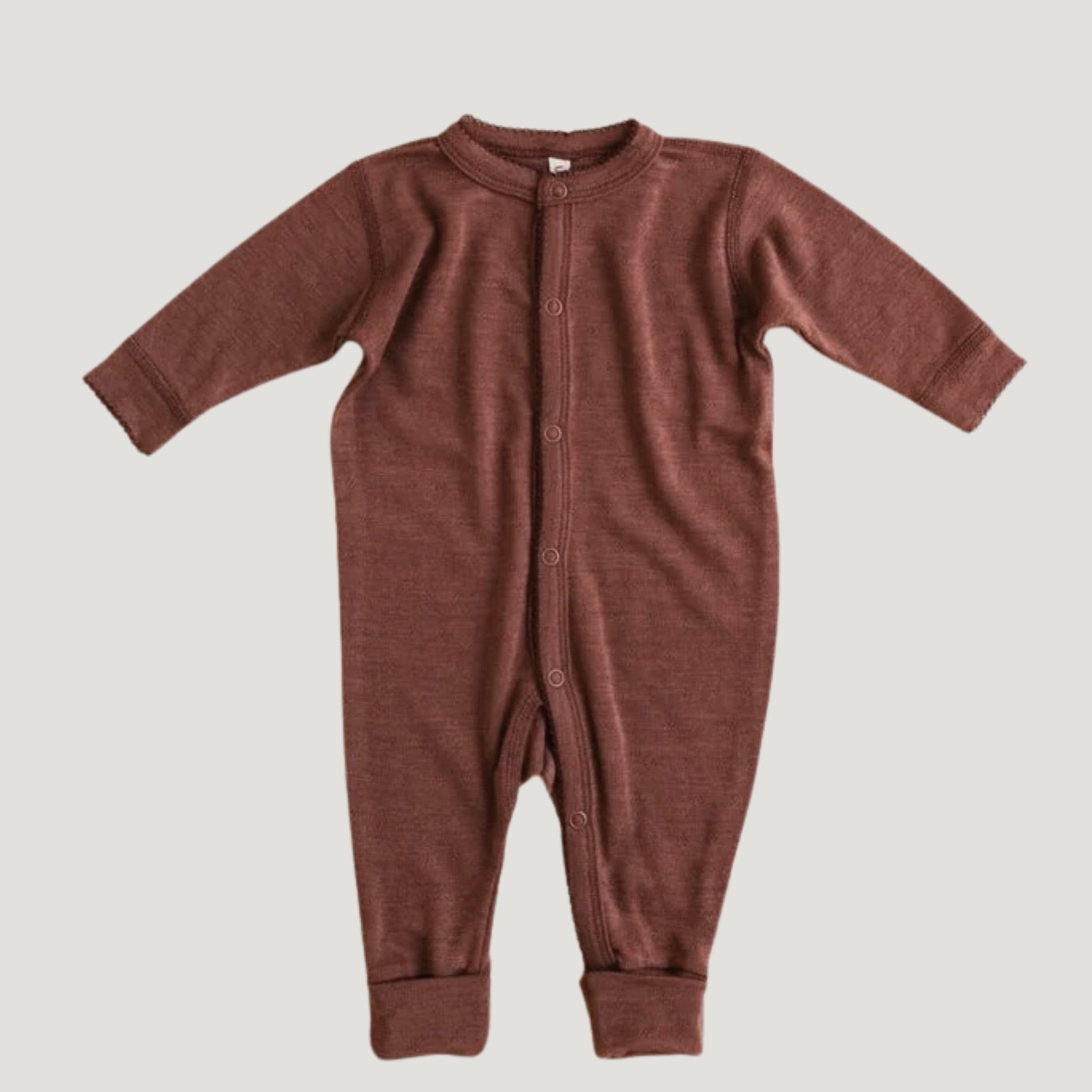 Produktfoto Schlafanzug Wolle & Seide Ajour henna-dune