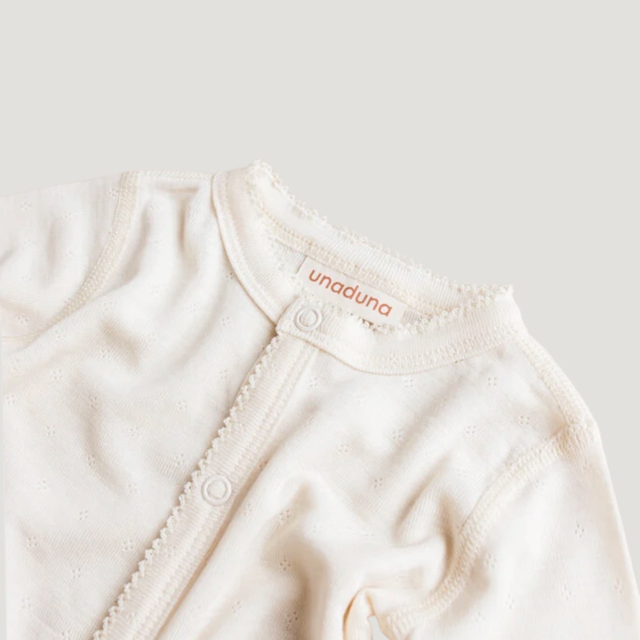 Produktfoto Schlafanzug Wolle & Seide Ajour munkki Halsausschnitt