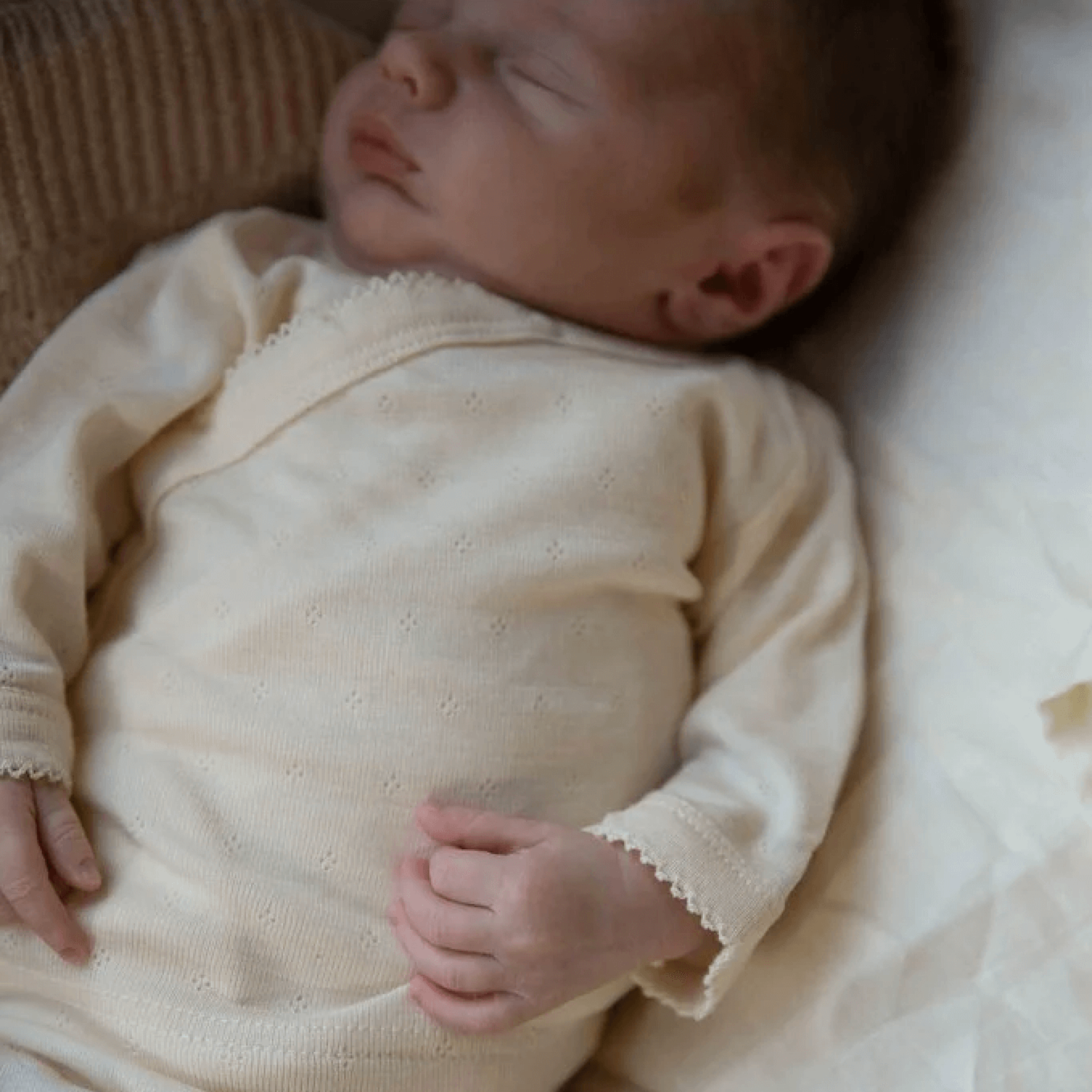 Produktfoto Wickel Cardigan Wolle & Seide Ajour munkki