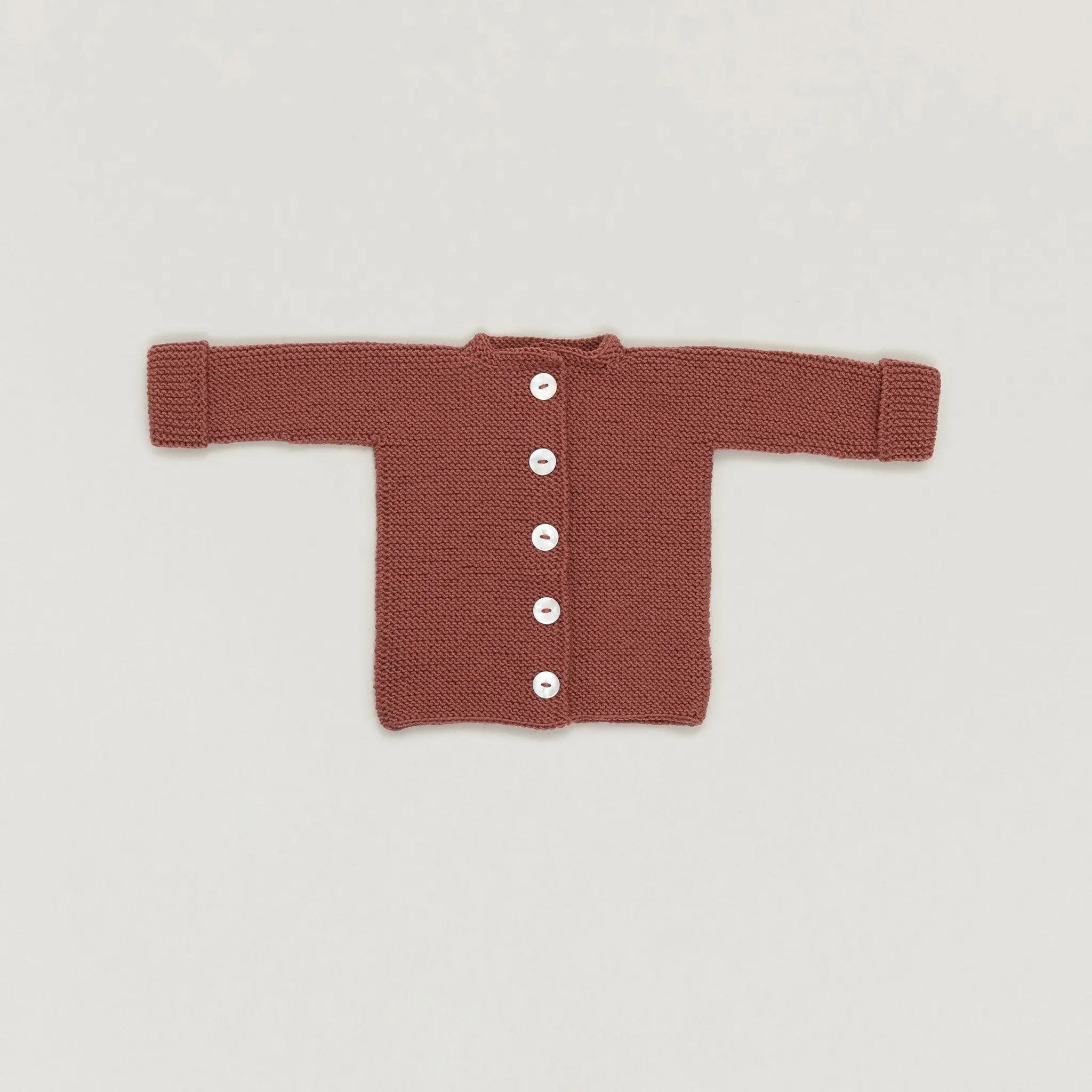 Babybox and Family BabyBox Collection Handmade Strickjacke aus Wolle 0-6m berry-bbh #farbe_0-6m