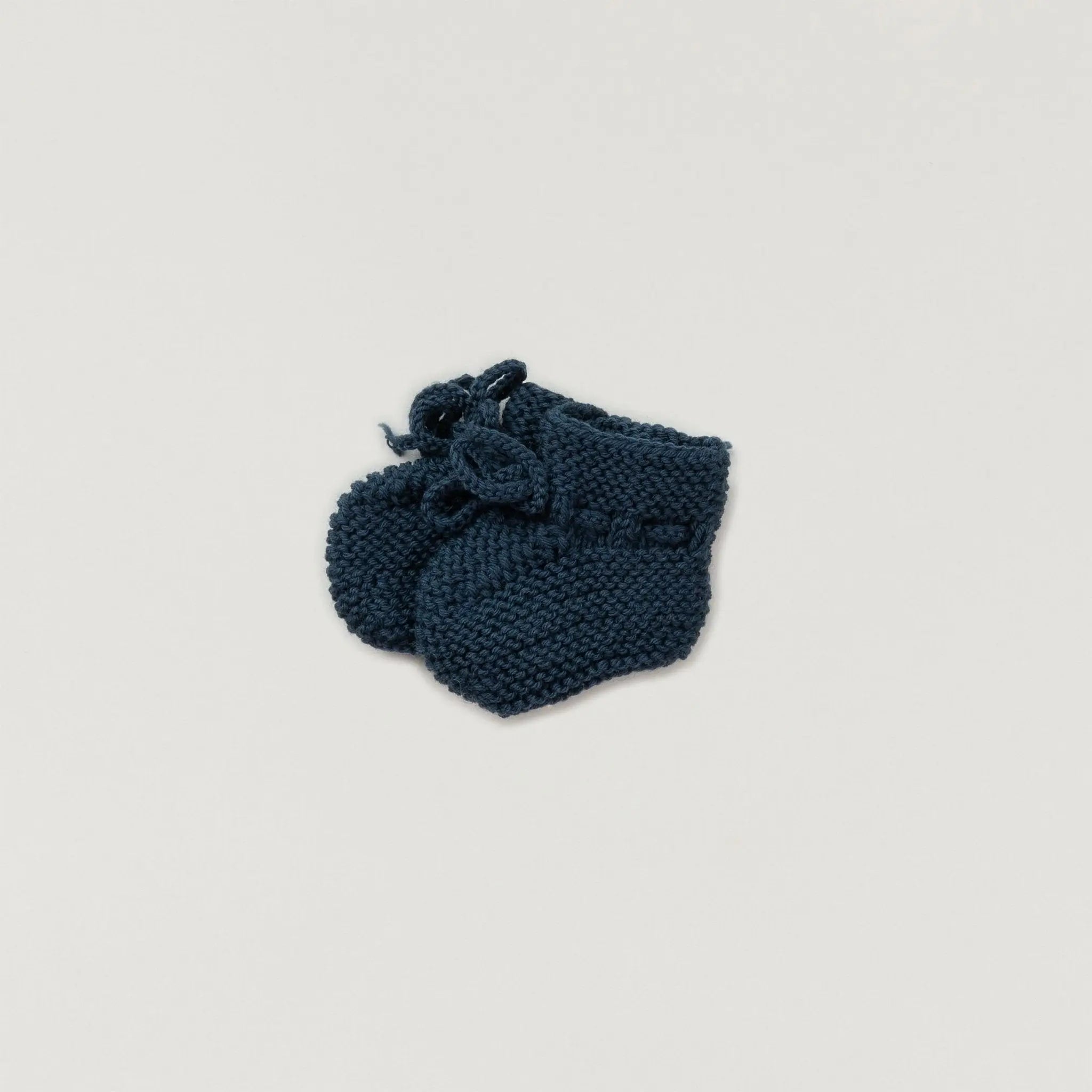 Babybox and Family BabyBox Collection Handmade Strickschuhe aus Merinowolle - GOTS indigo-bbh 56/62 #farbe_indigo-bbh