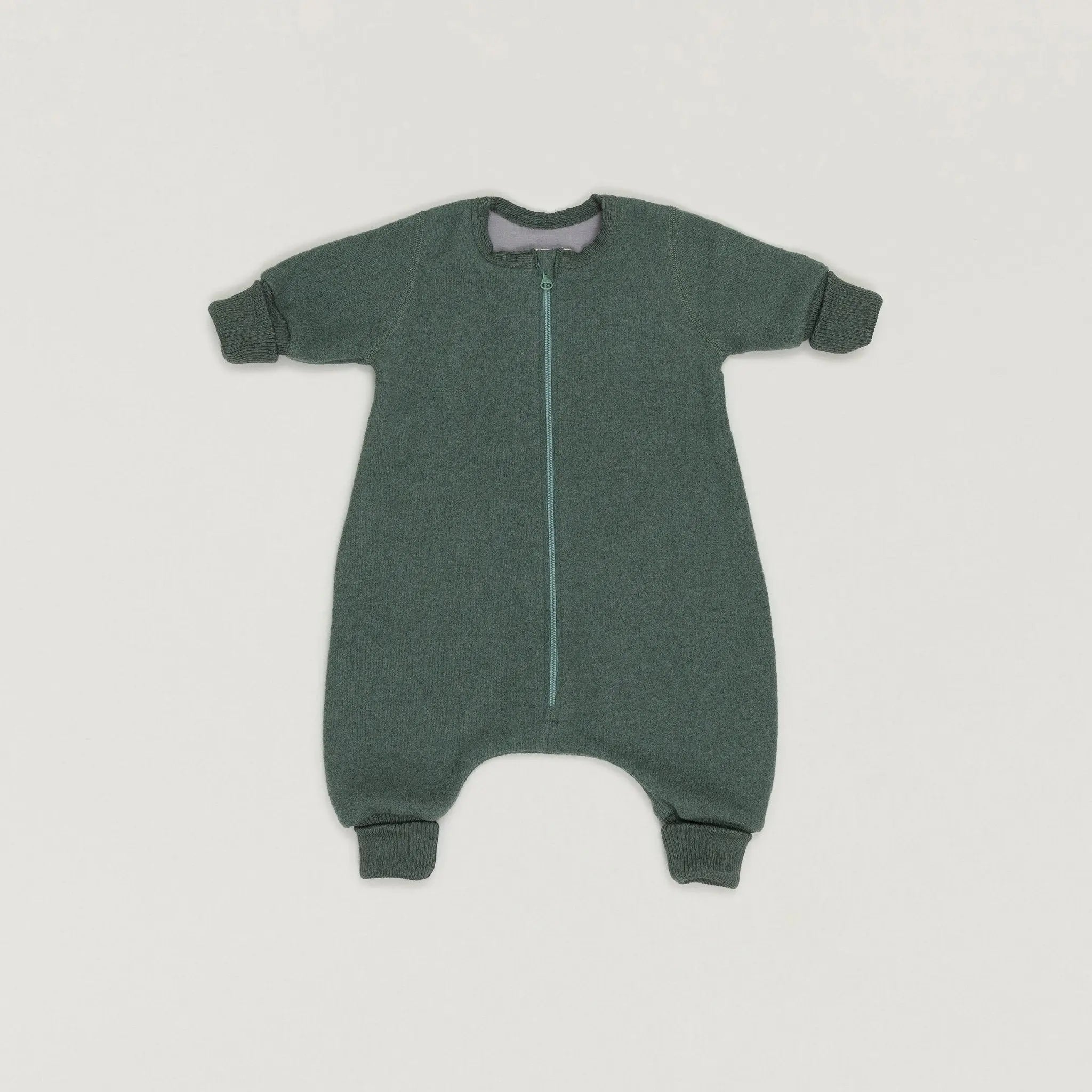 Babybox and Family BabyBox Collection Schlafsack mit Bein aus Wollwalk smoky-jade-bbc 74/80 #farbe_smoky-jade-bbc