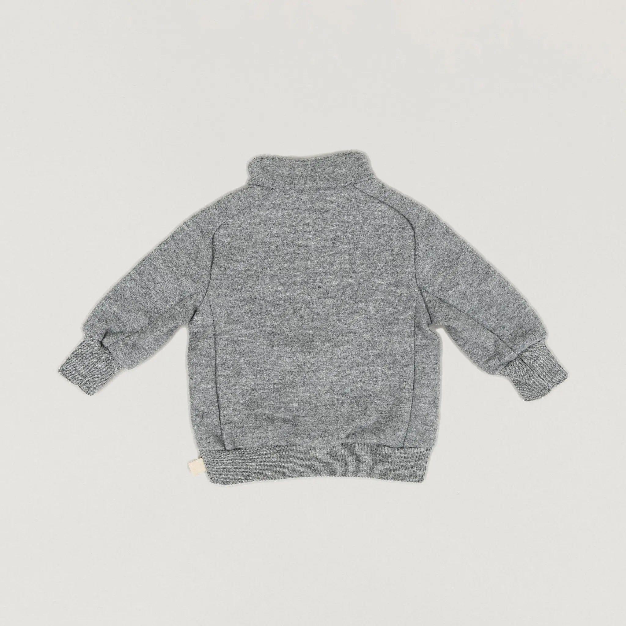 Babybox and Family Disana Troyer Jacke aus Wollwalk 74/80 grau-d #farbe_74/80