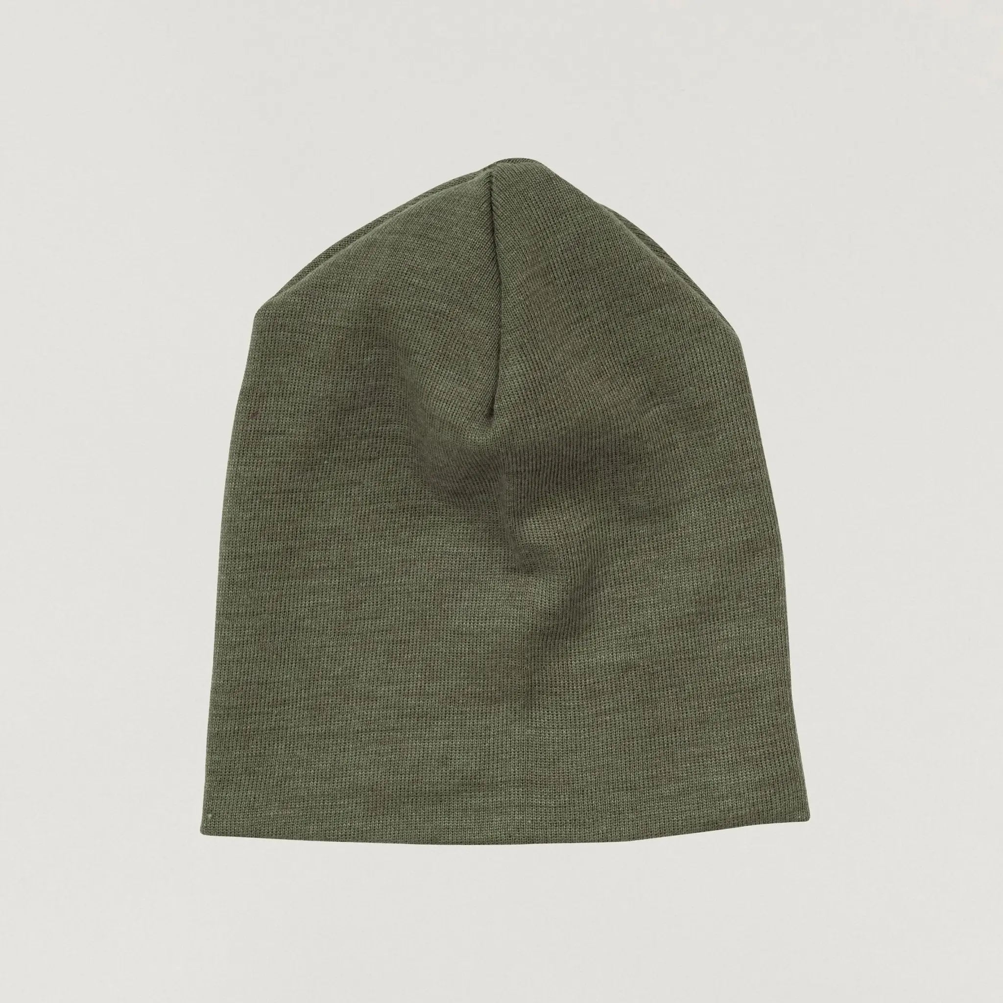 Babybox and Family Engel Beanie aus Wolle Seide 62/68 olive-e #farbe_62/68