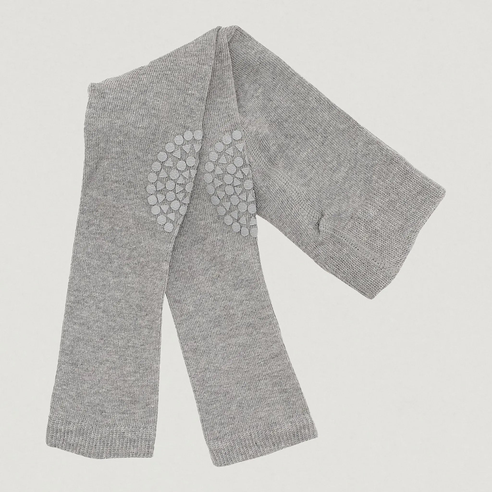 Babybox and Family Go Baby Go Leggings mit Kniestopper aus Baumwolle grey-melange-gbg 6-12m = 74/80 #farbe_grey-melange-gbg