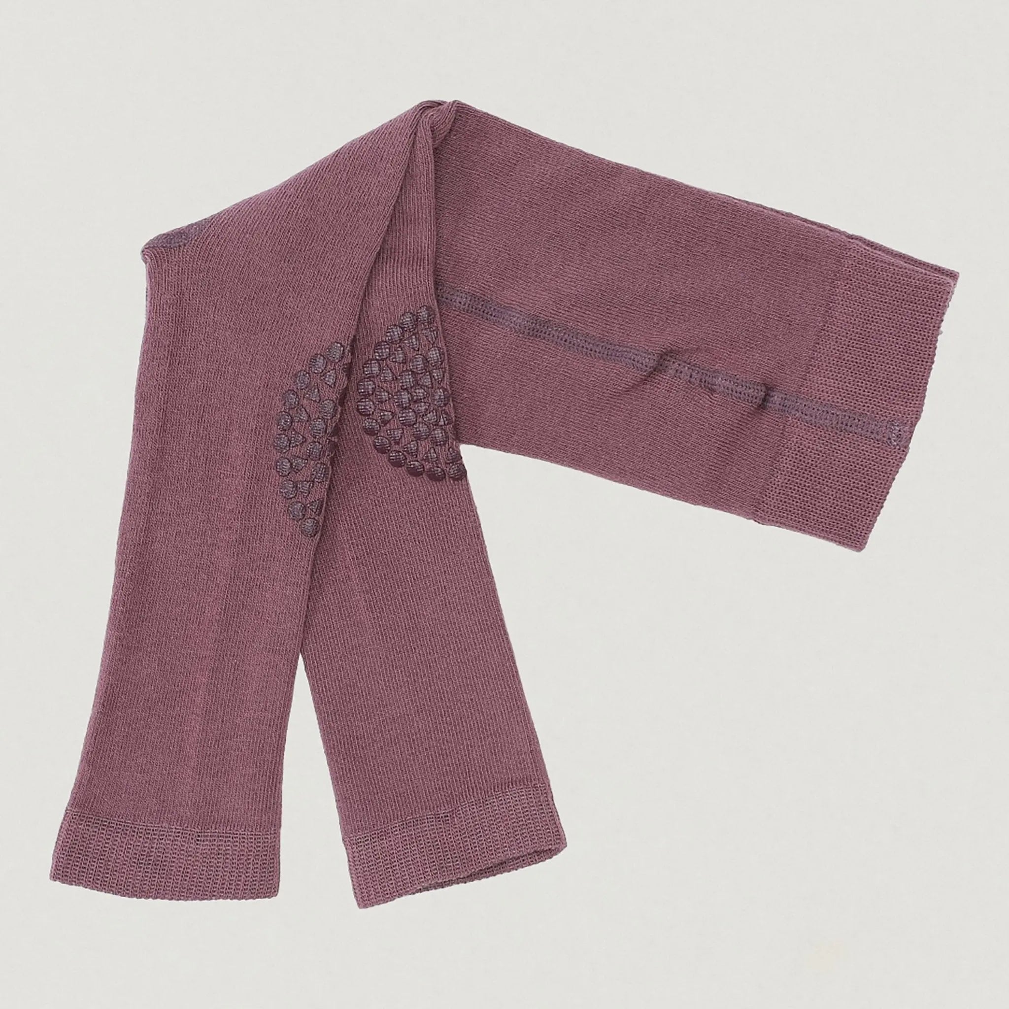 Babybox and Family Go Baby Go Leggings mit Kniestopper aus Baumwolle misty-plum-gbg 6-12m = 74/80 #farbe_misty-plum-gbg