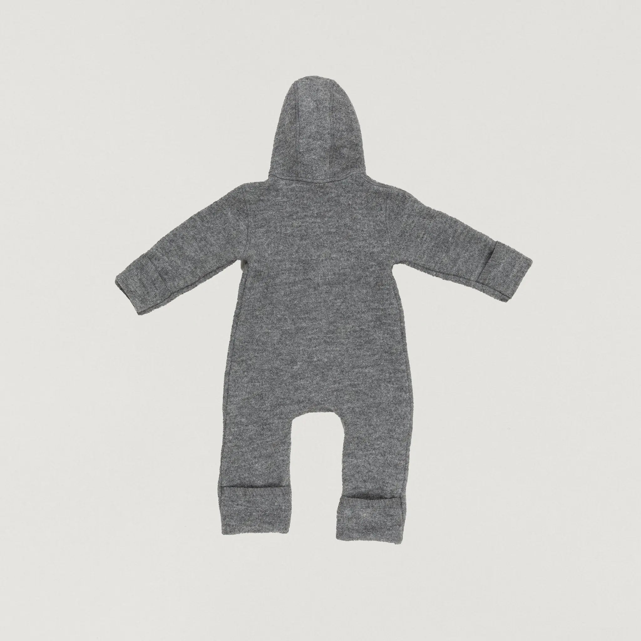 Babybox and Family Halfen Walkoverall mit Reissverschluss grau-h 74/80 #farbe_grau-h
