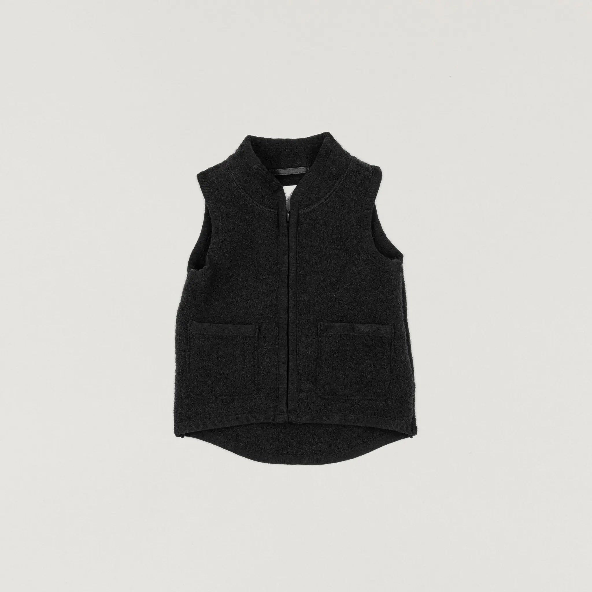 Babybox and Family Halfen Weste aus Wollwalk grau-h 86/92 #farbe_grau-h