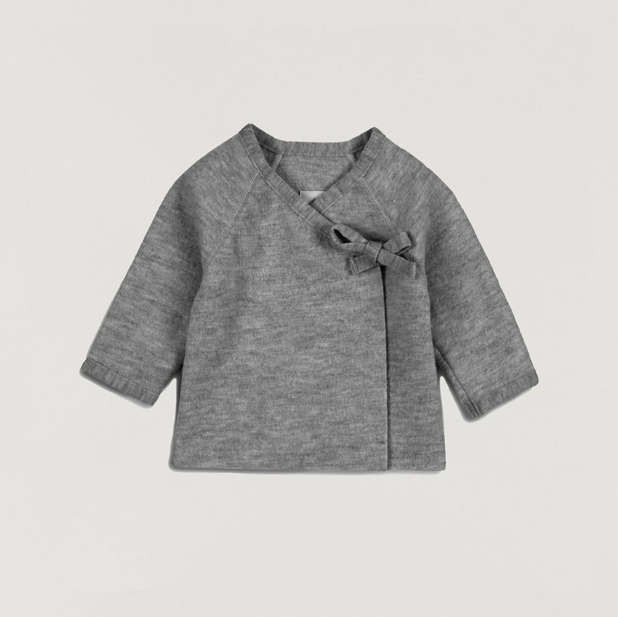 Babybox and Family Halfen Wickeljacke aus feinem Wollwalk grau-h 50/56 #farbe_grau-h