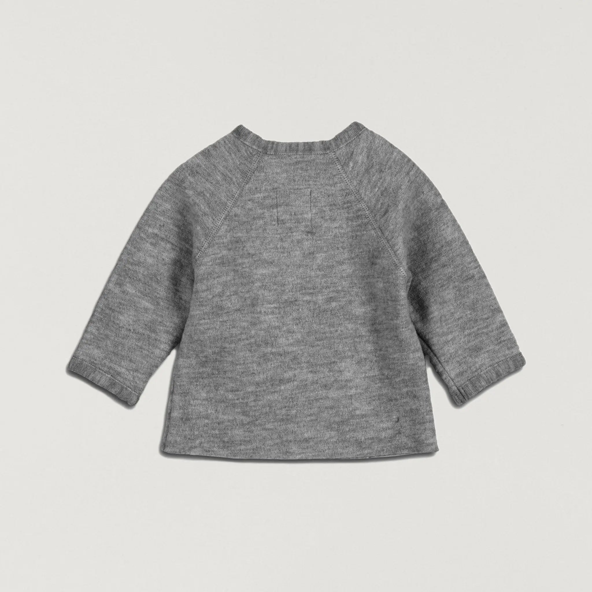 Babybox and Family Halfen Wickeljacke aus feinem Wollwalk grau-h 50/56 #farbe_grau-h