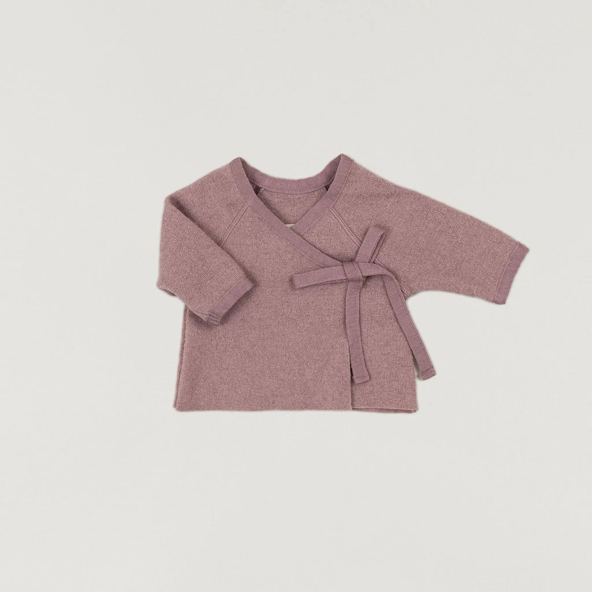 Babybox and Family Halfen Wickeljacke aus feinem Wollwalk mauve-h 50/56 #farbe_mauve-h