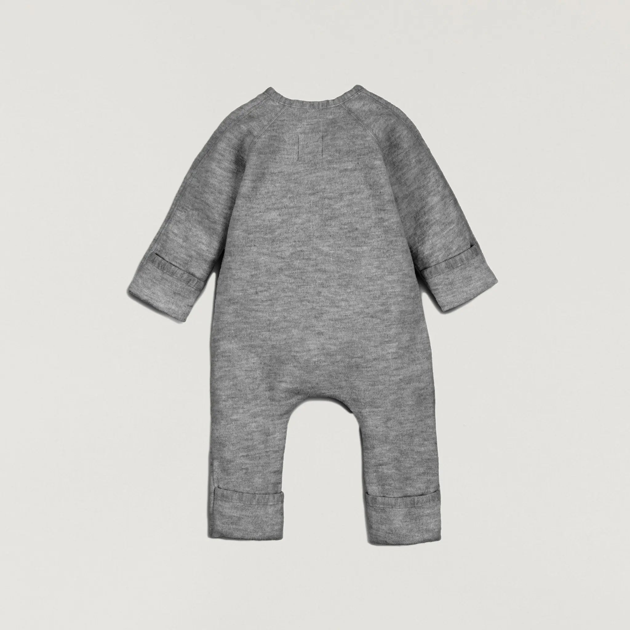 Babybox and Family Halfen Wickeloverall aus feinem Wollwalk grau-h 50/56 #farbe_grau-h