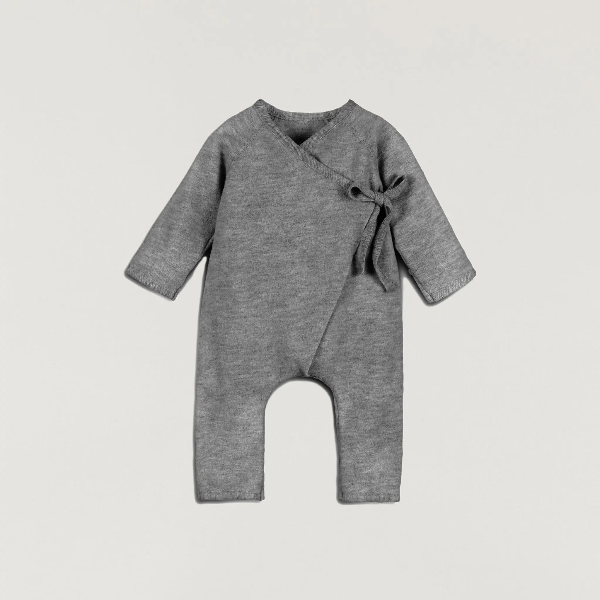 Babybox and Family Halfen Wickeloverall aus feinem Wollwalk grau-h 50/56 #farbe_grau-h