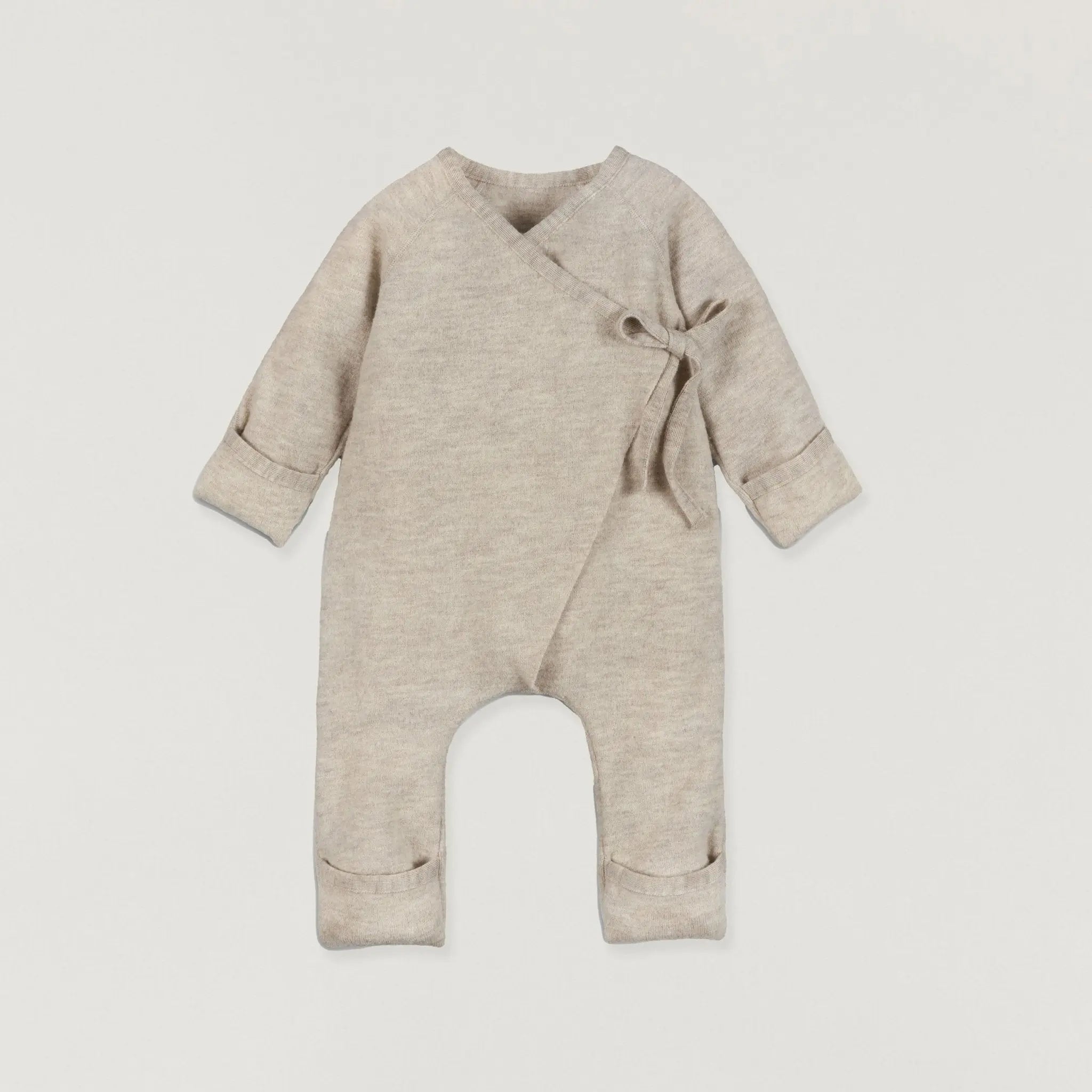 Babybox and Family Halfen Wickeloverall aus feinem Wollwalk natur-h 50/56 #farbe_natur-h