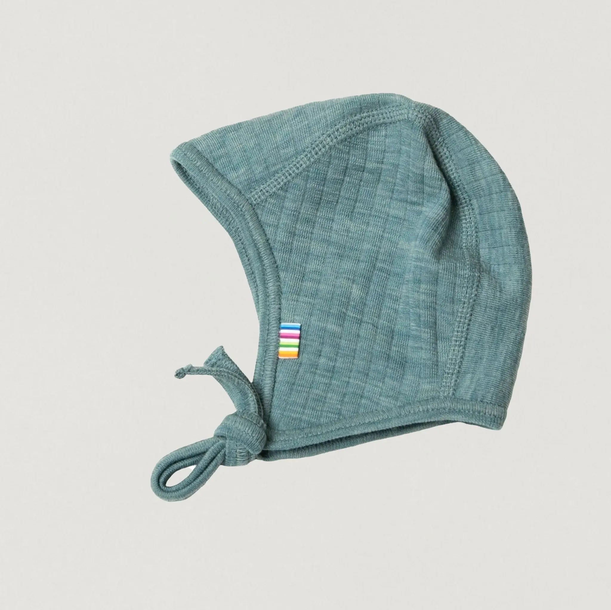 Babybox and Family Joha Mütze aus Wolle island-aqua-jh 34cm = NB #farbe_island-aqua-jh