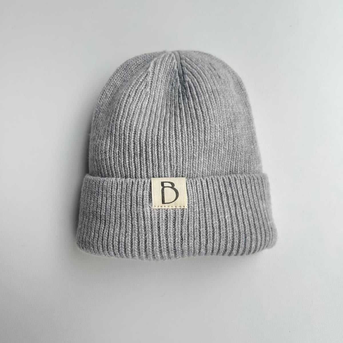 Babybox Collection Beani aus Wolle in Grau