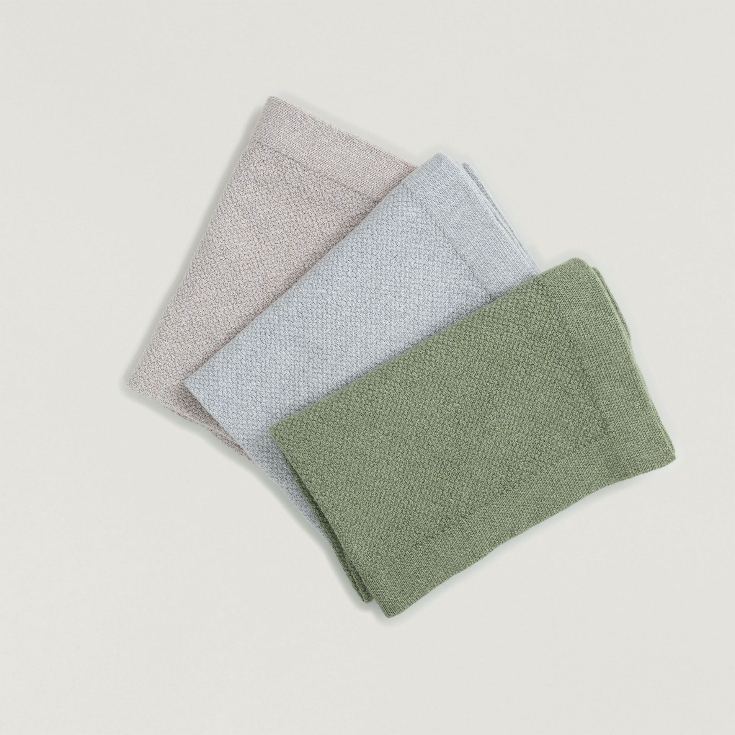 Baby Decke Struktur grau Babybox Collection alle Farben