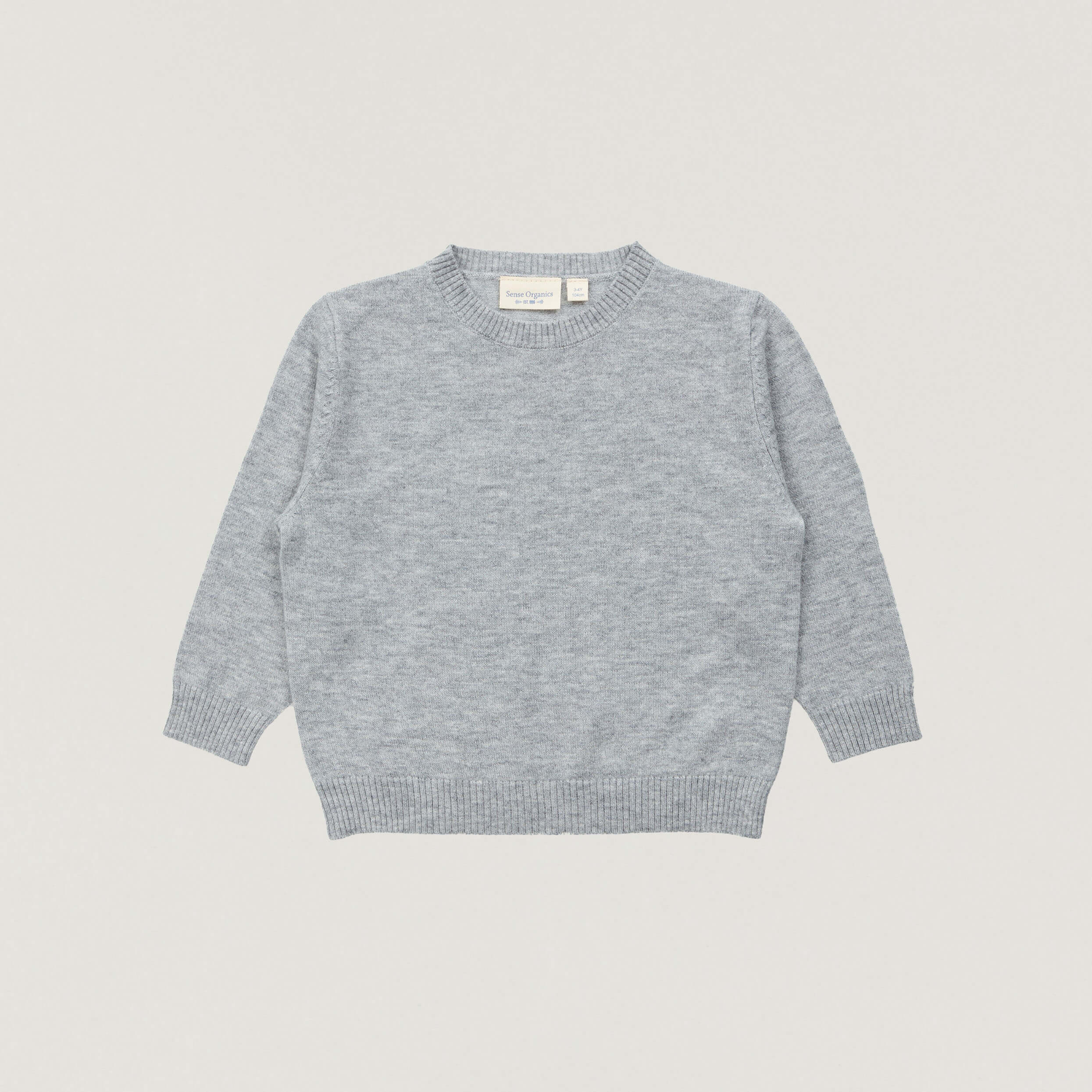 Produktfoto Pullover Sense Organic in der Farbe light-grey