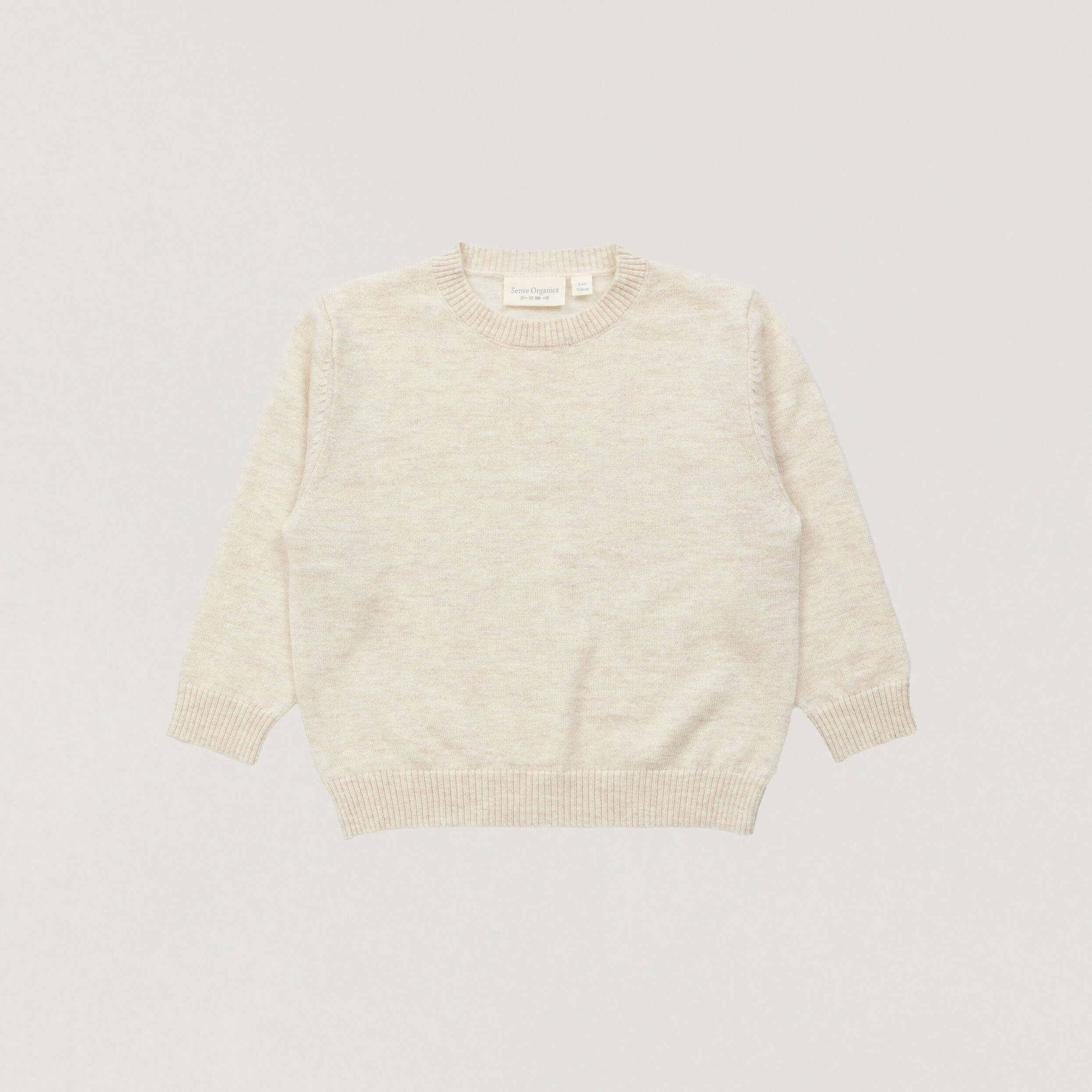 Produktfoto Pullover Sense Organic in der Farbe Oatmeal
