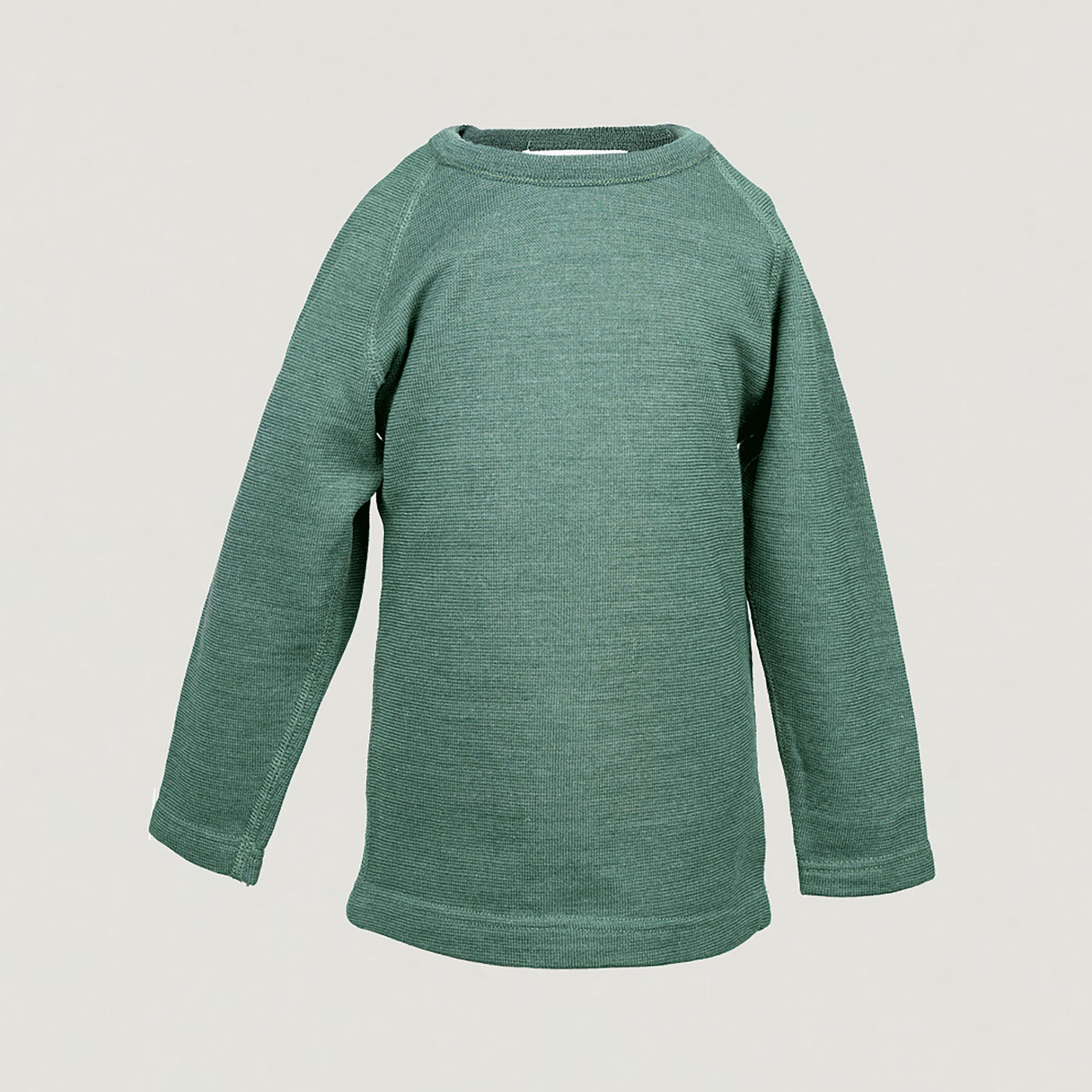 Produktfoto vom langarm Shirt aus Wolle & Seide von Reiff in der Farbe Salbei.
