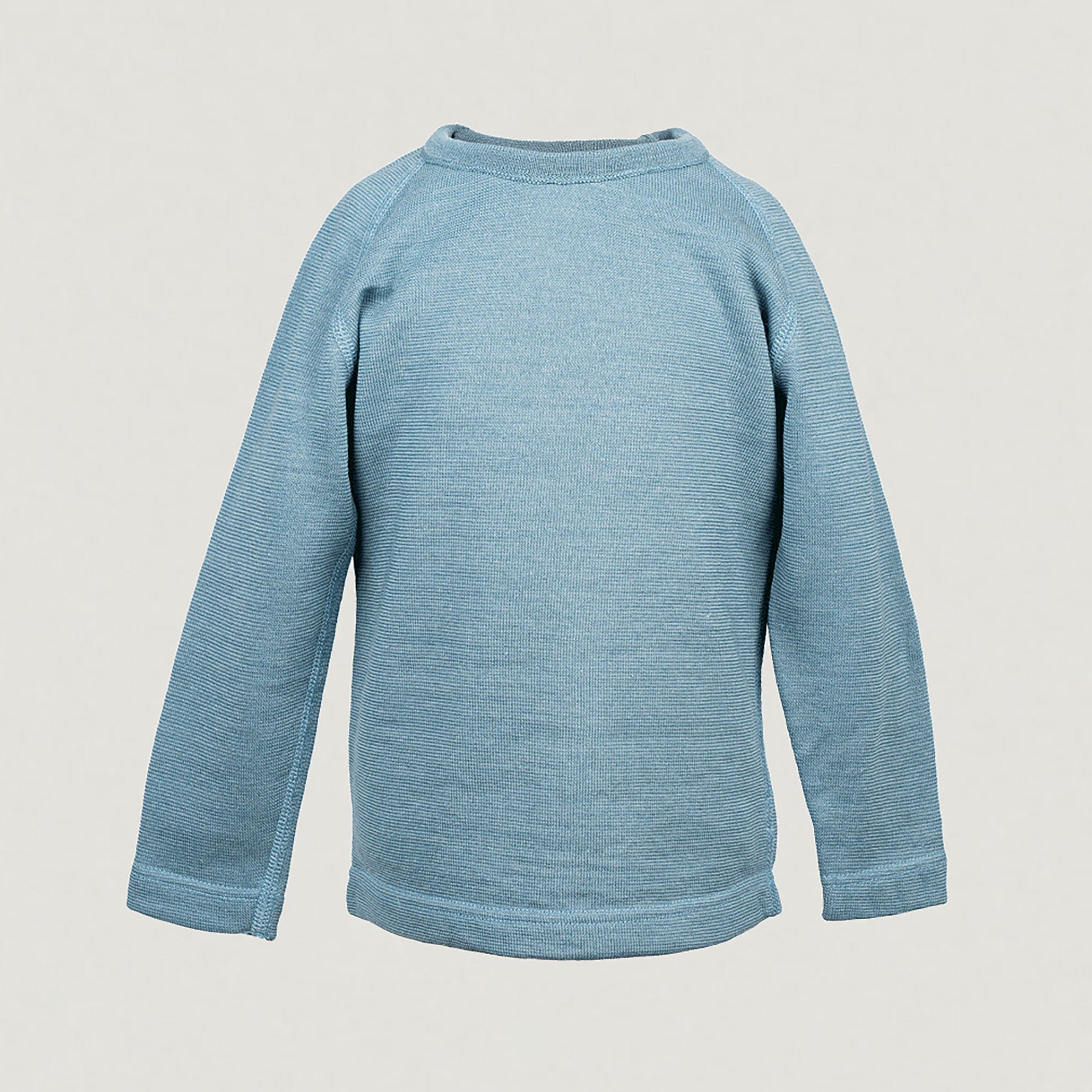 Produktfoto vom langarm Shirt aus Wolle & Seide von Reiff in der Farbe Aqua