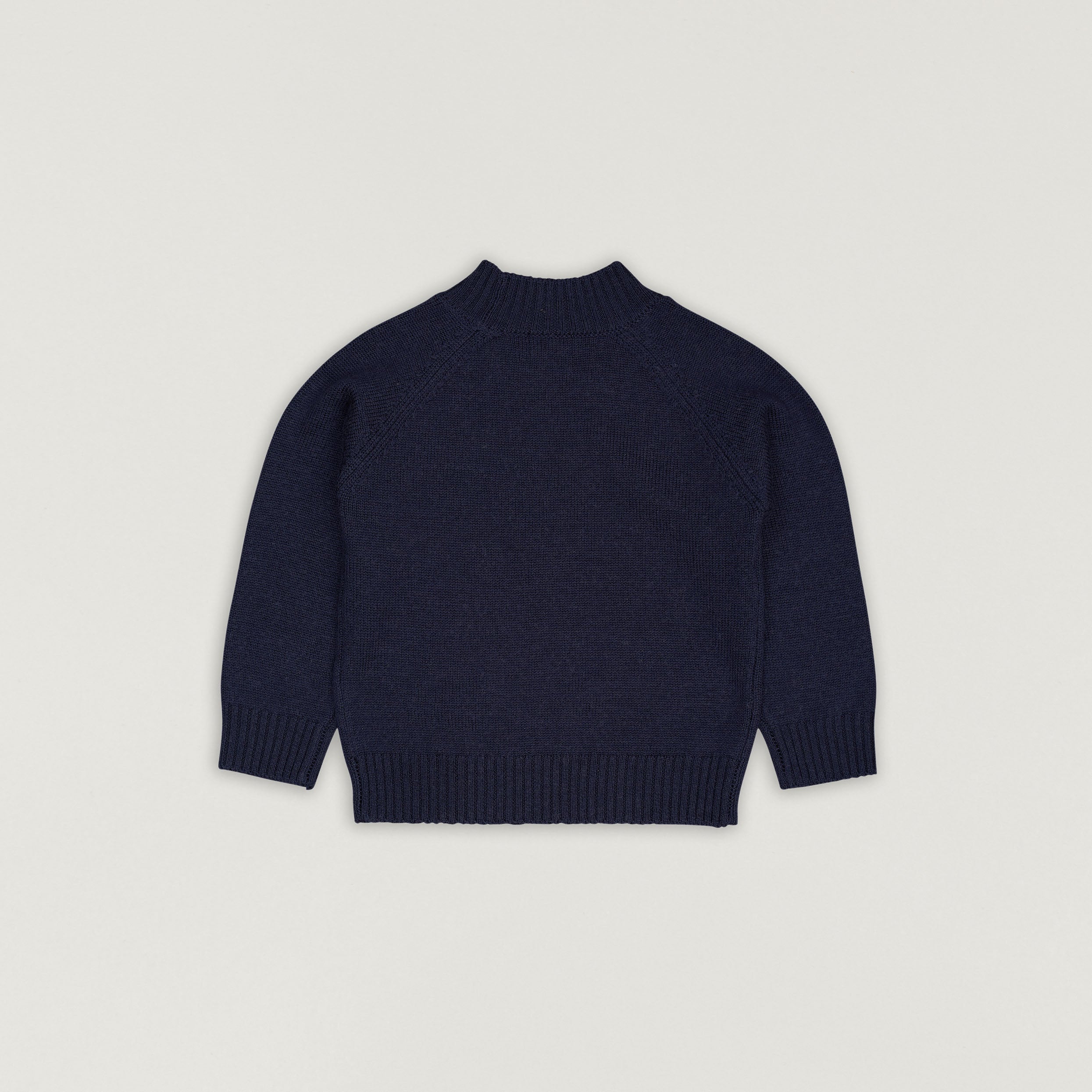 Pullover mit Kragen aus Wolle von Copenhagen Colors in navy