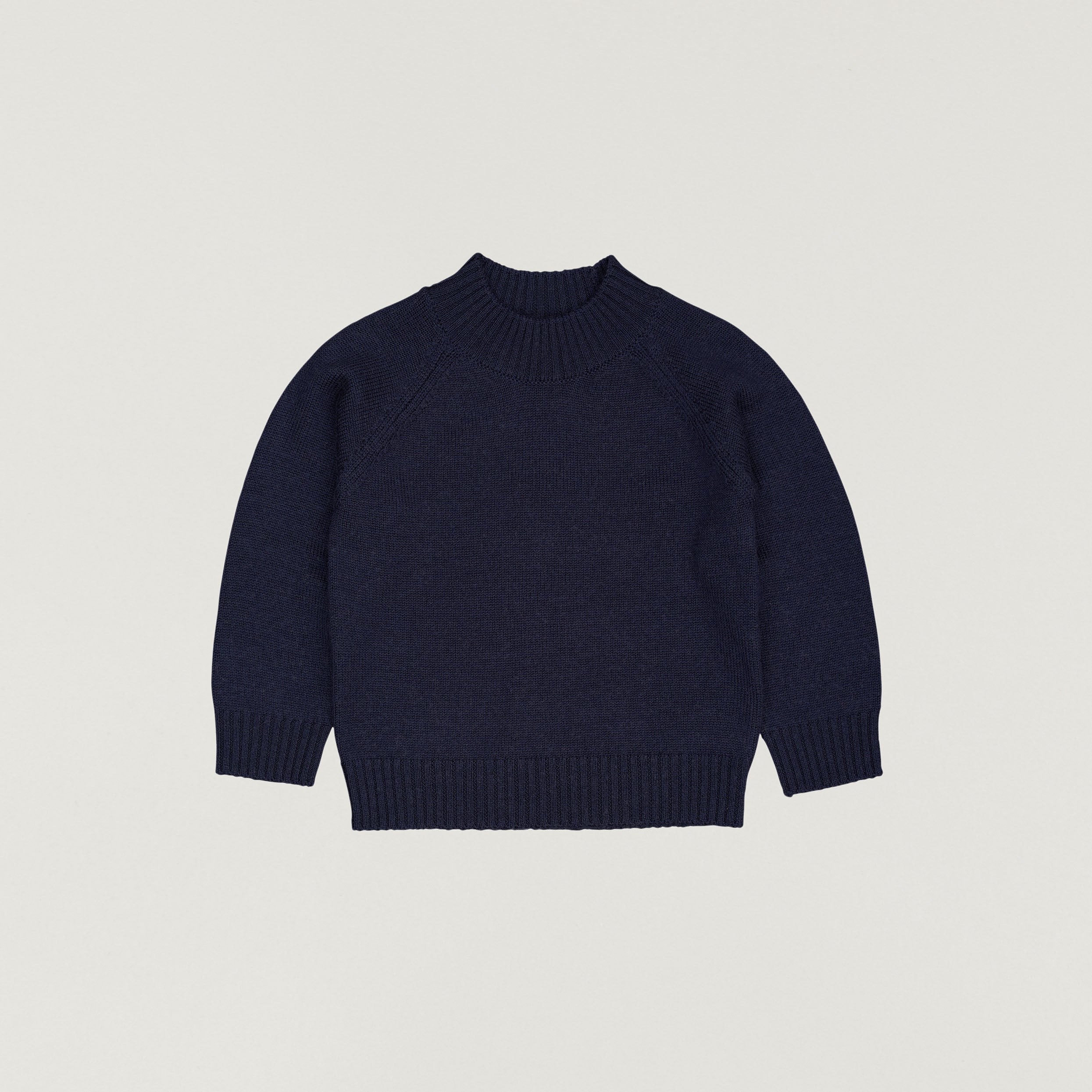 Pullover mit Kragen aus Wolle von Copenhagen Colors in navy