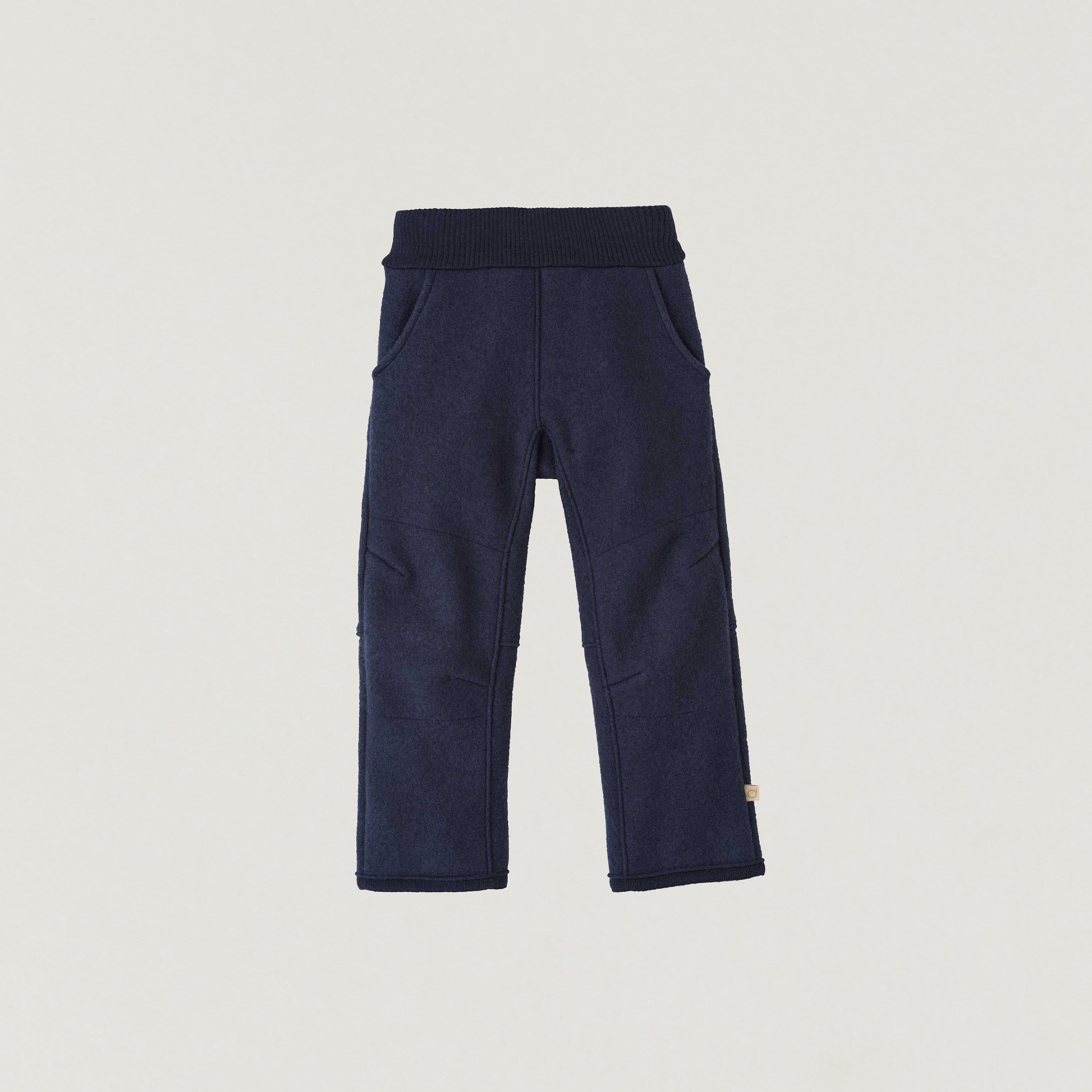 Hose aus Wollwalk von Disana in indigo