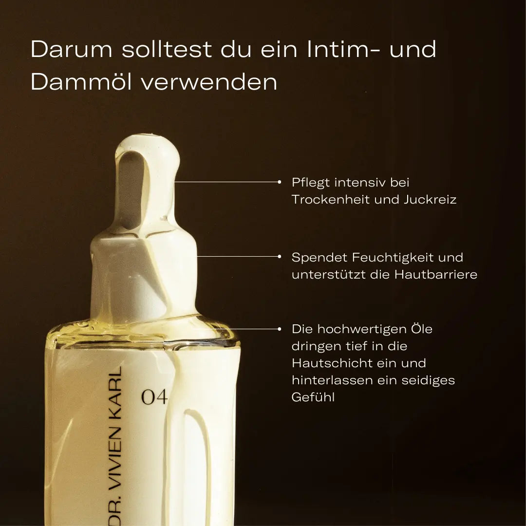 Dammmassageöl Verwendung