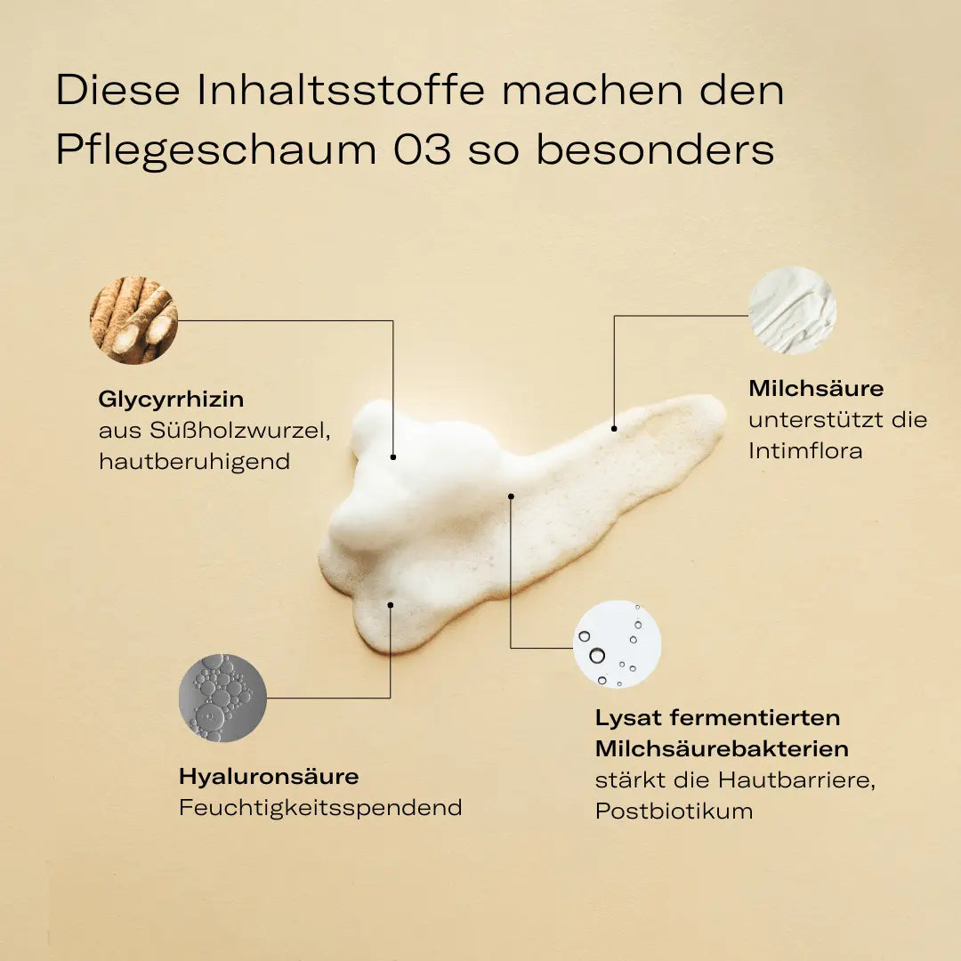 Inhaltsstoffe Pflegeschaum 