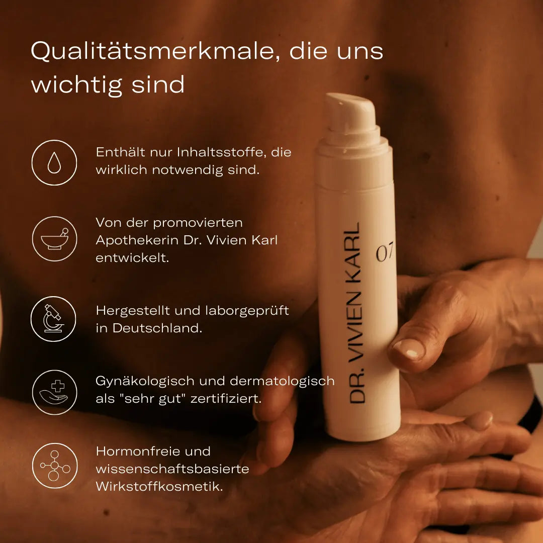 Qualitaetsmerkmale Gleitcreme