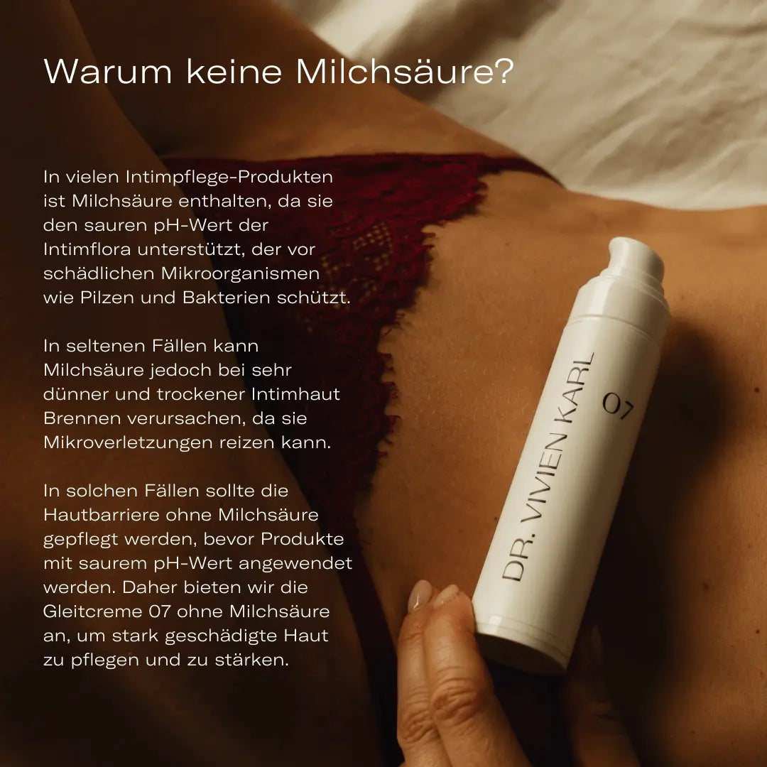 Milchsäure Gleitcreme