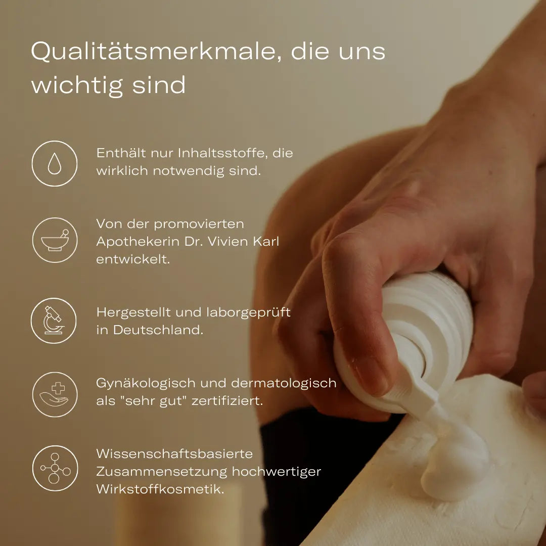 Pflegeschaum statt Feuchttücher Qualitätsmerkmale