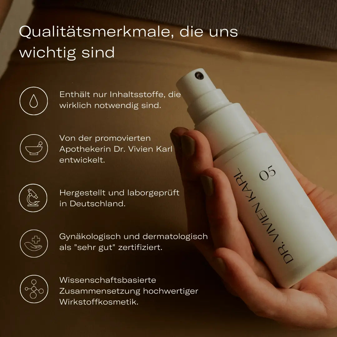 Pflegespray Infektion Qualtätsmerkmale