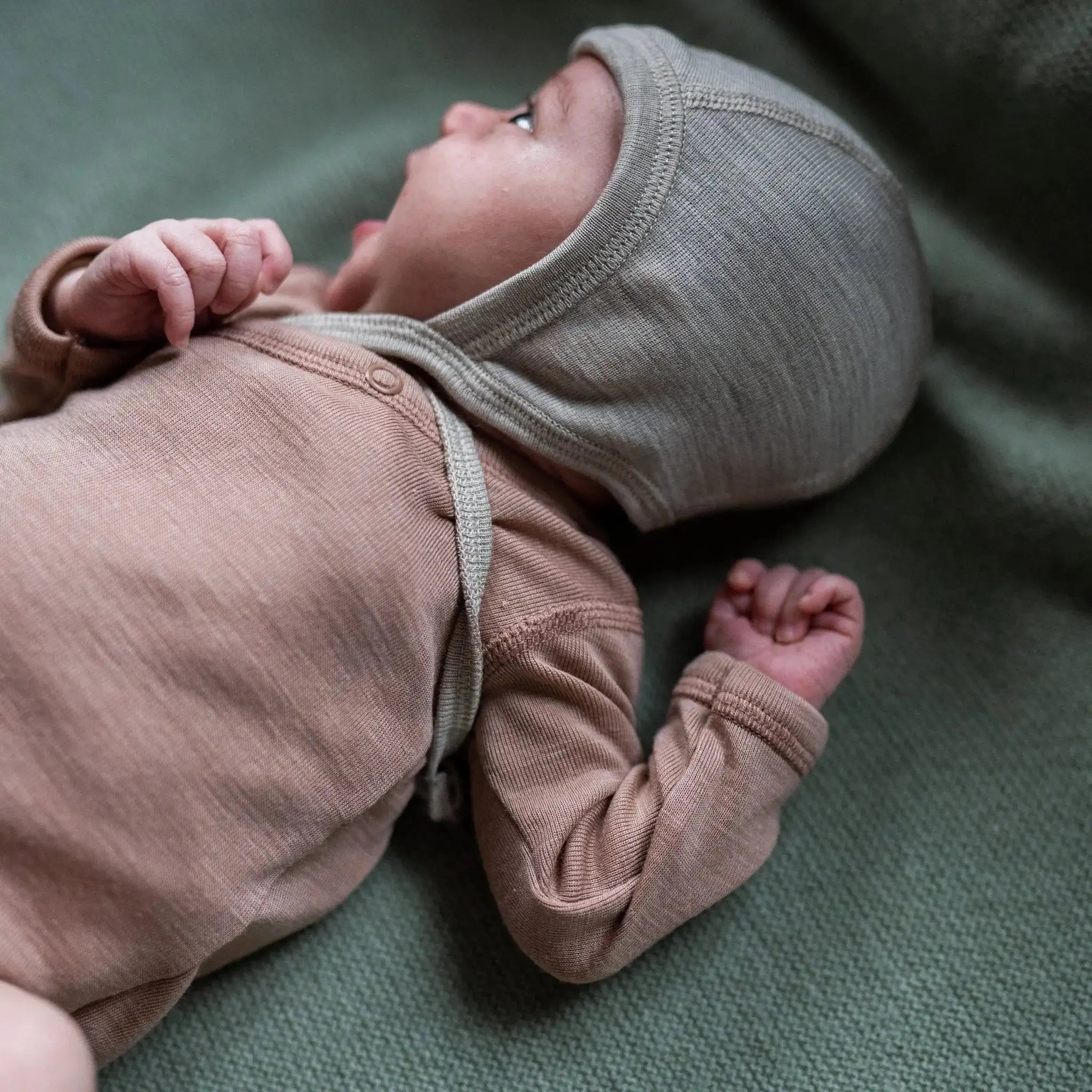 Newborn Wool & Silk Bonnet discontinued color