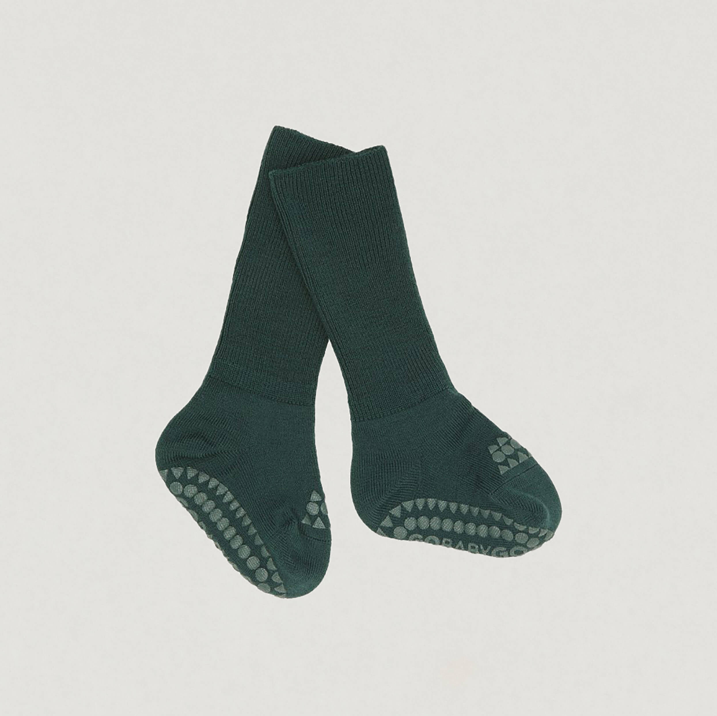 Produktfoto Anti-Rutsch-Socken aus Wolle von Go Baby Go in Forest Green