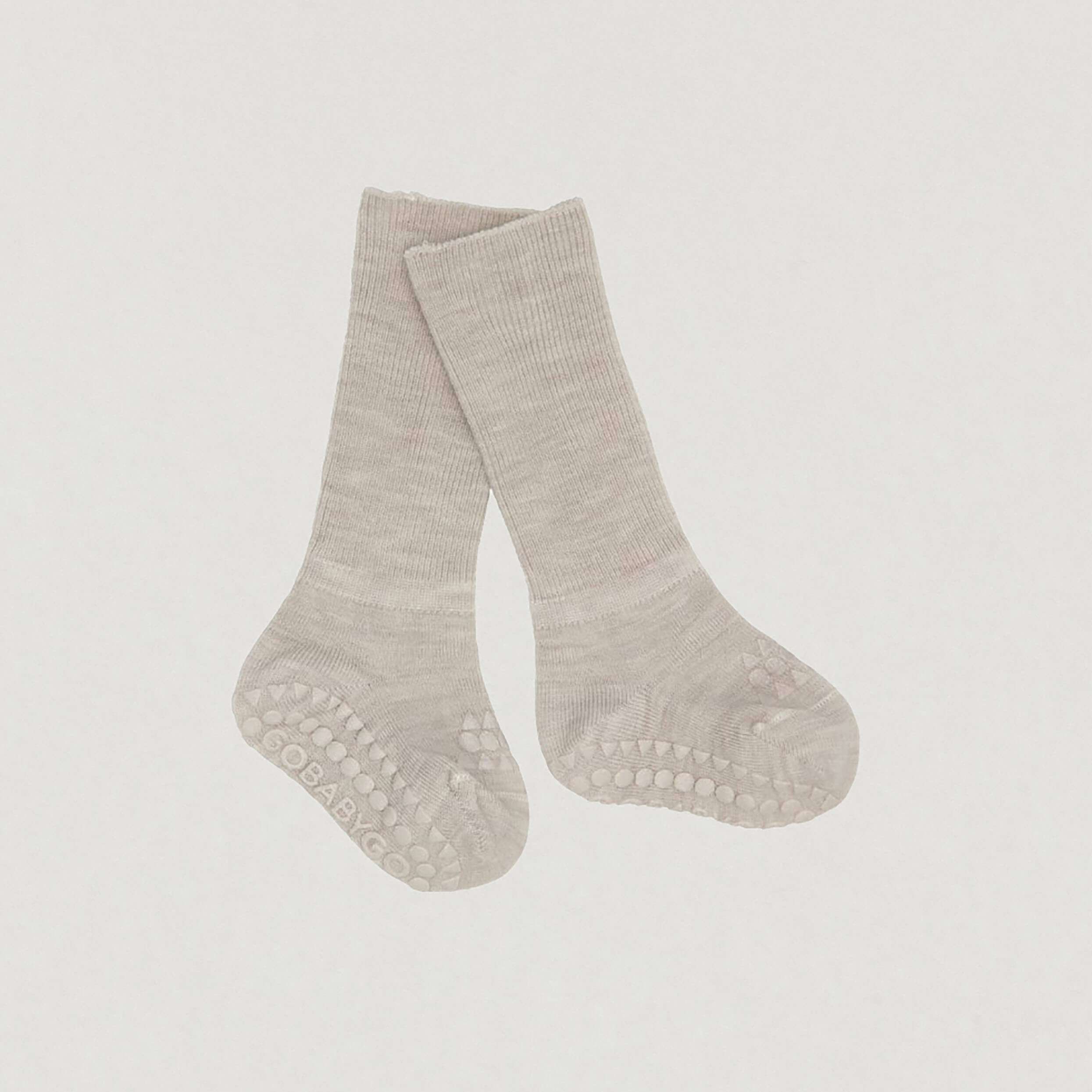 Produktfoto Anti-Rutsch-Socken aus Wolle von Go Baby Go in Sand