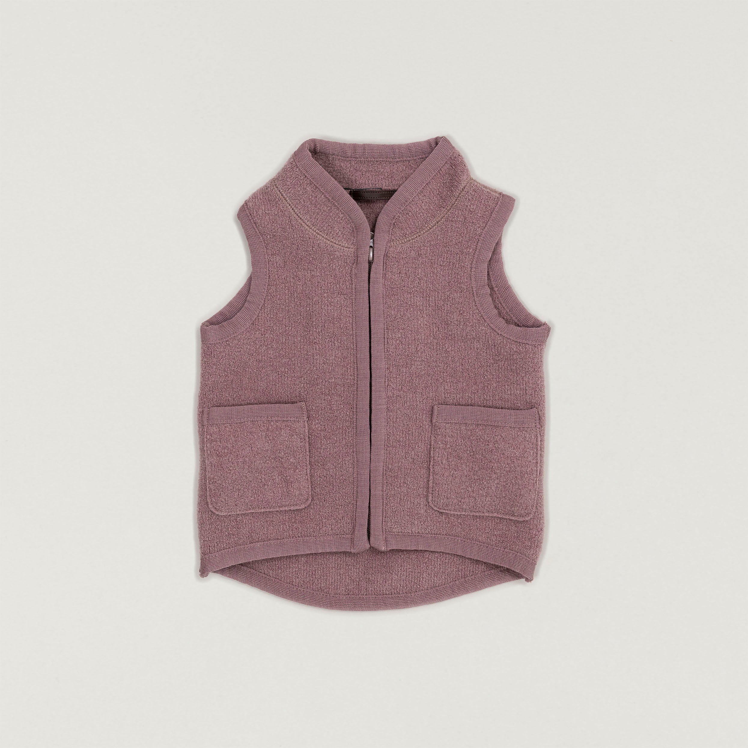 Produktfoto Weste Wollwalk in mauve