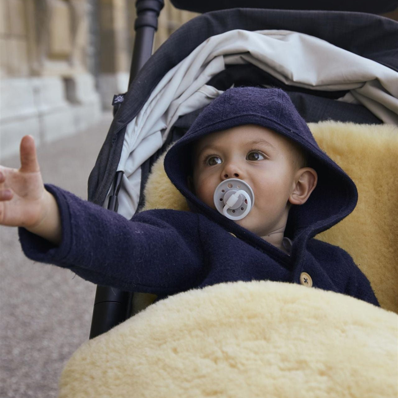 Hofbrucker Lammfell Fusssack