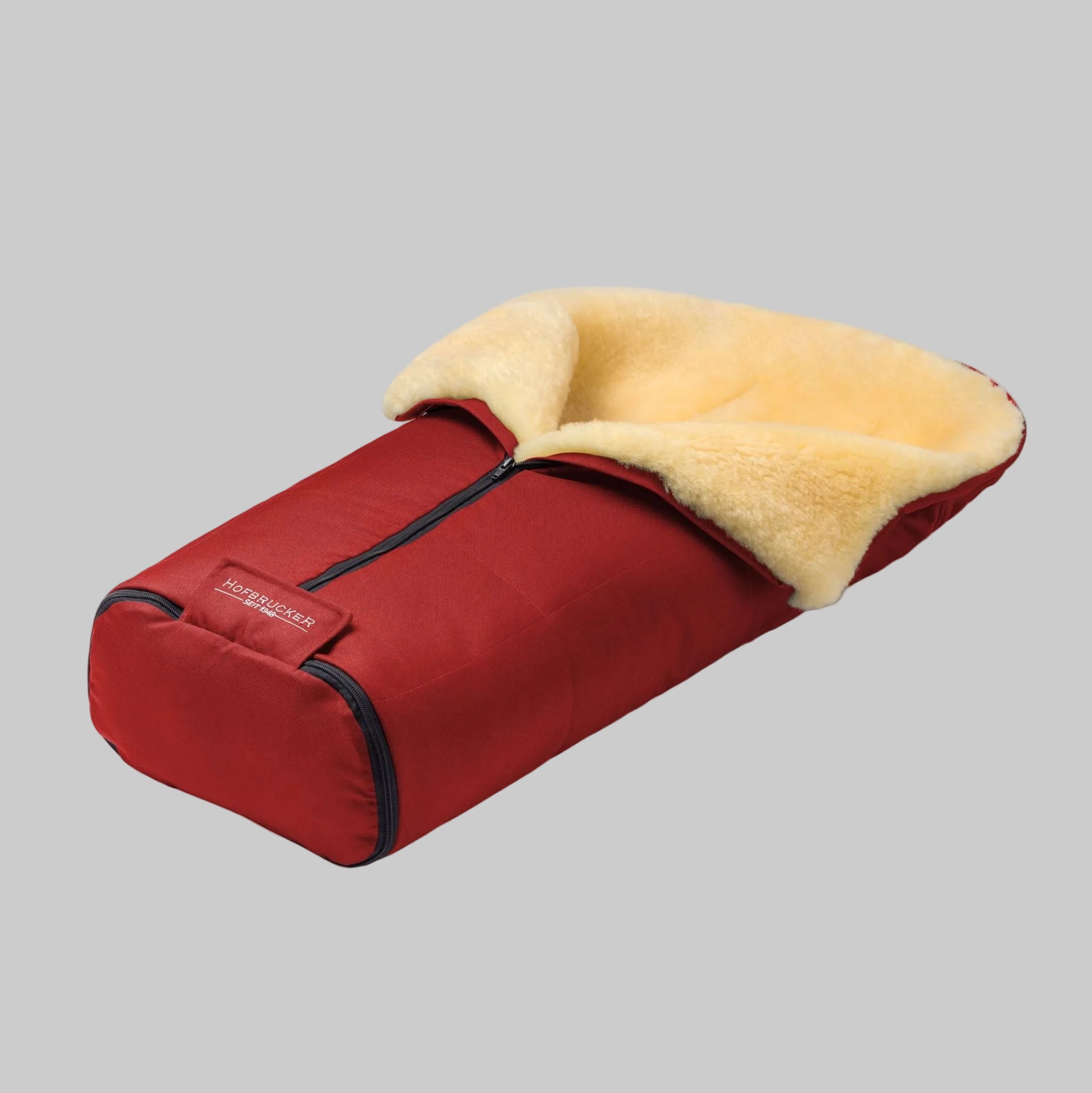 Hofbrucker Lammfell Fusssack Iglu  rot