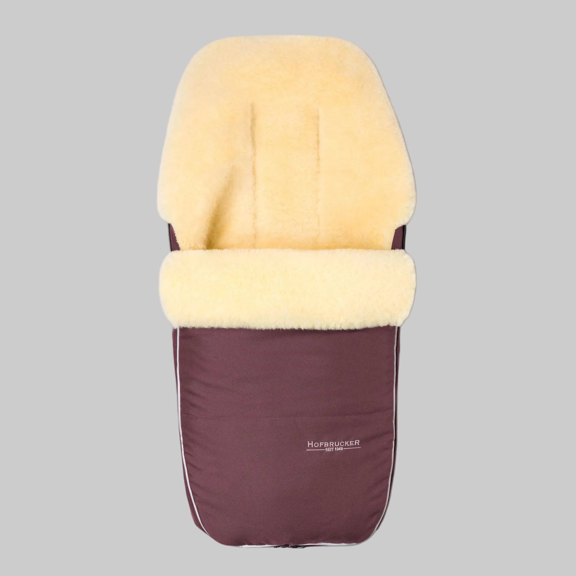 Hofbrucker Fusssack Lammfell Polaris Bordeaux