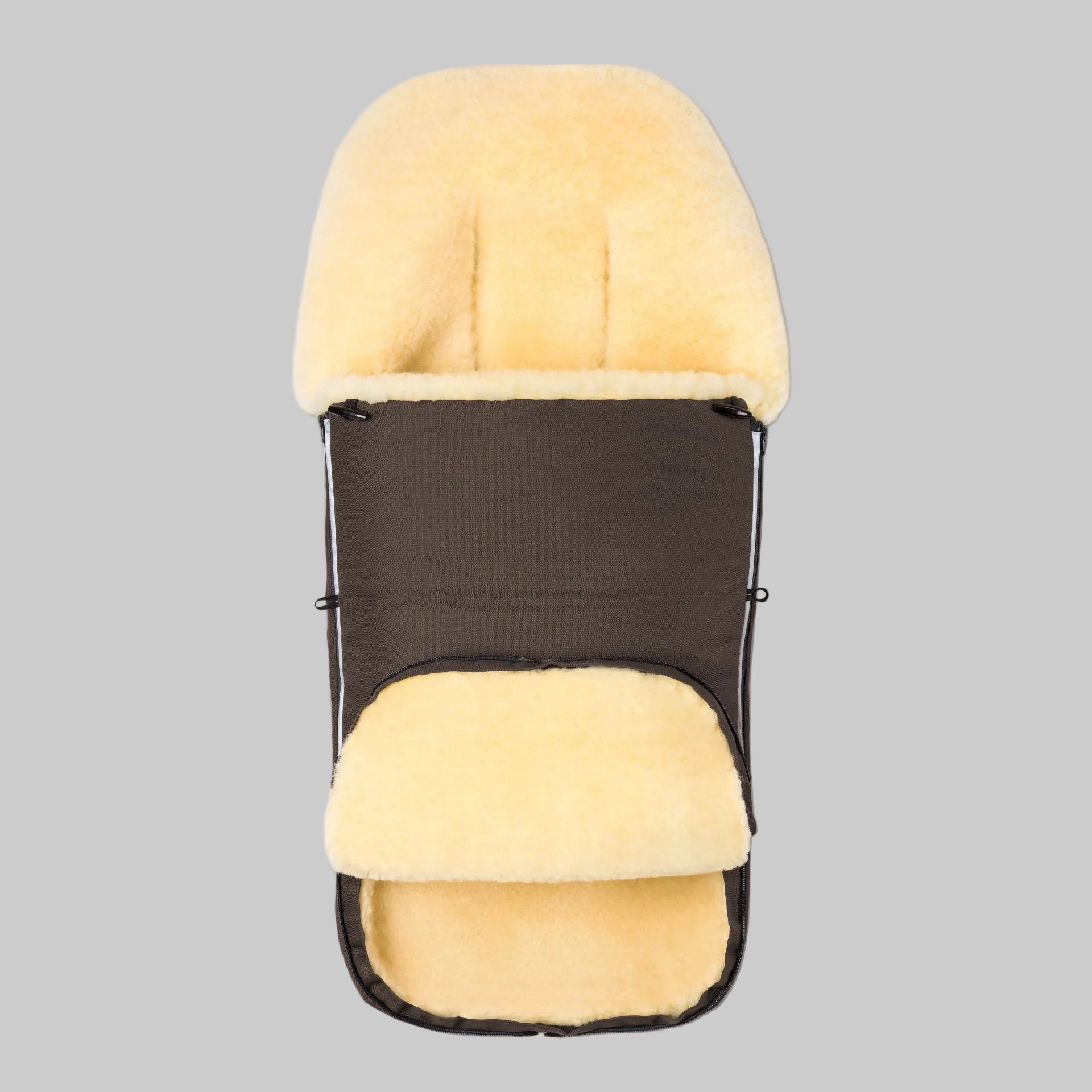 Hofbrucker Fusssack Lammfell Polaris Braun