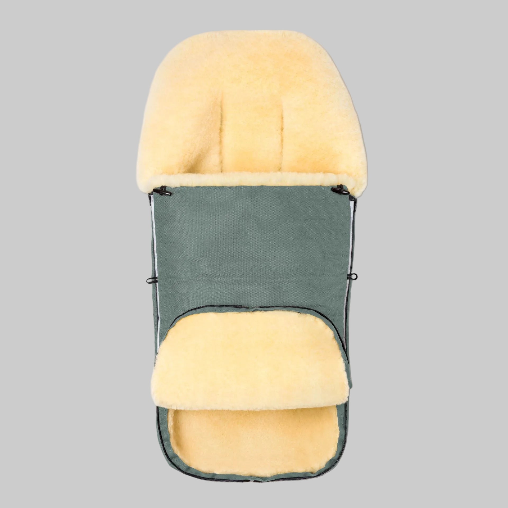 Hofbrucker Fusssack Lammfell Polaris Lindgruen