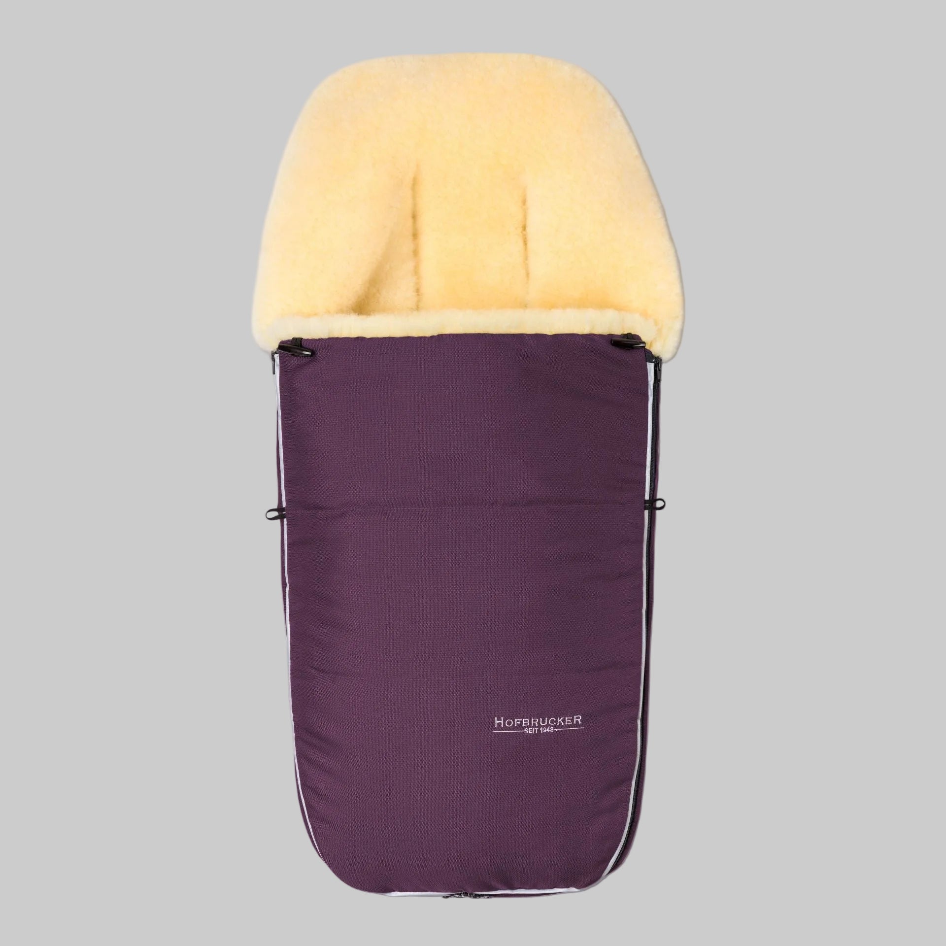 Hofbrucker Fusssack Lammfell Polaris Pflaume