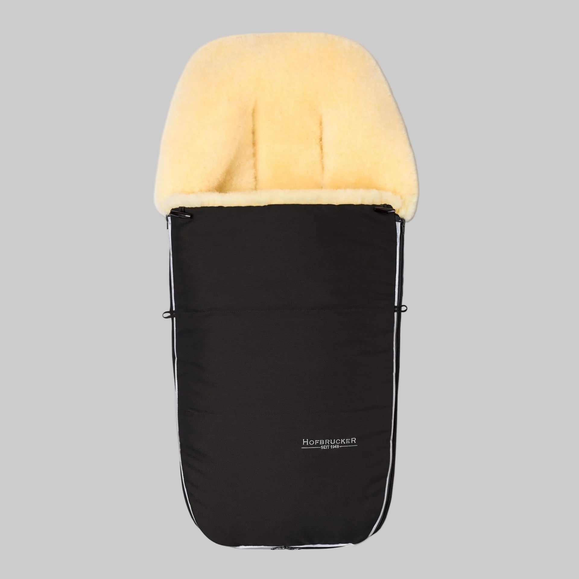 Hofbrucker Fusssack Lammfell Polaris Schwarz