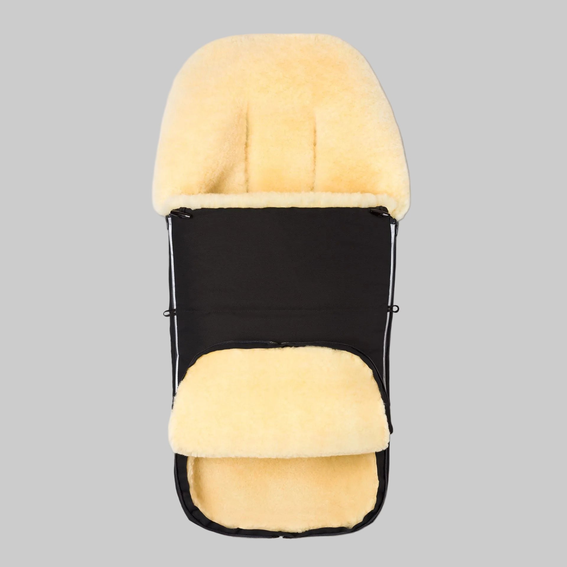 Hofbrucker Fusssack Lammfell Polaris Schwarz